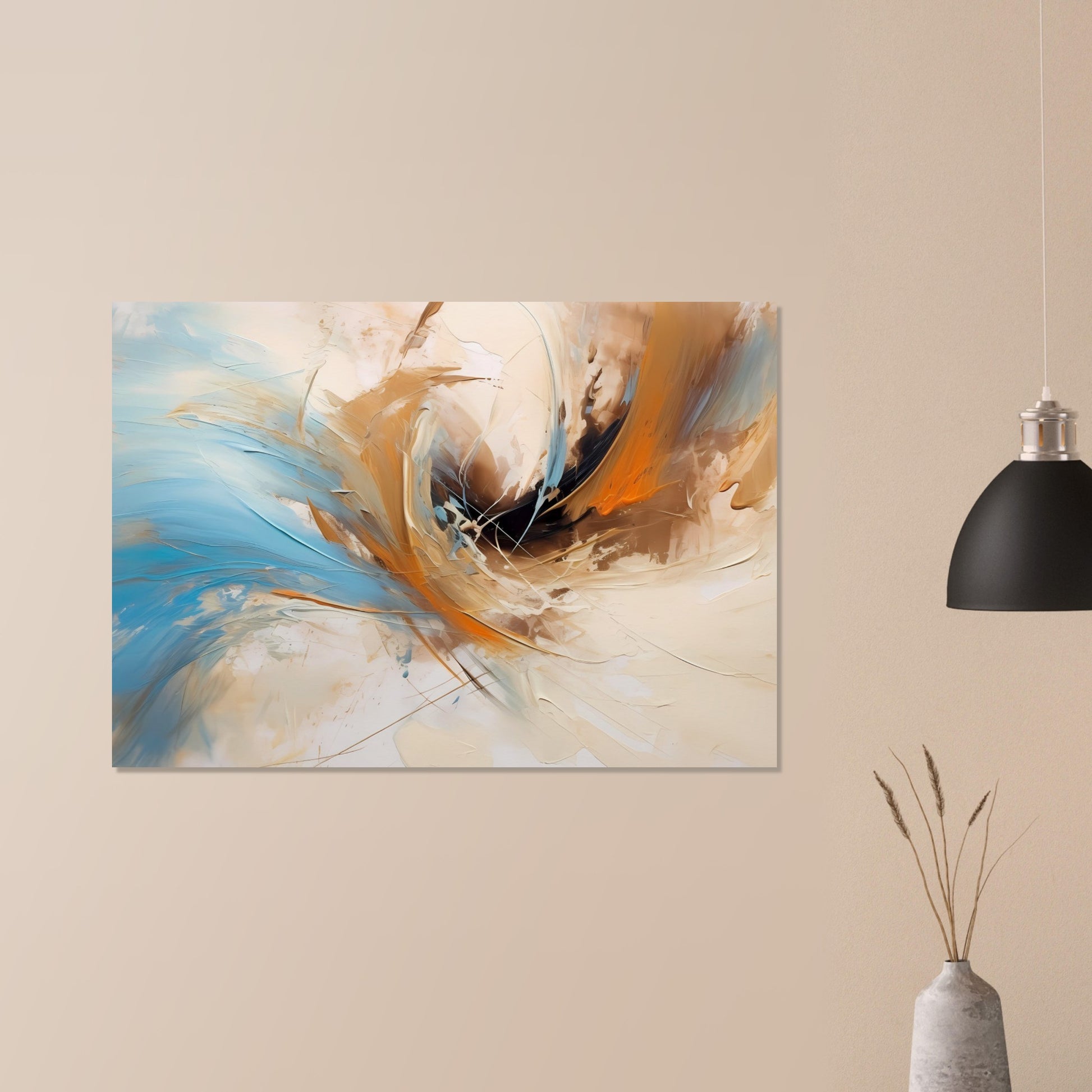 Poster - Whirlpool of Life - Abstract Art - Shining Colors