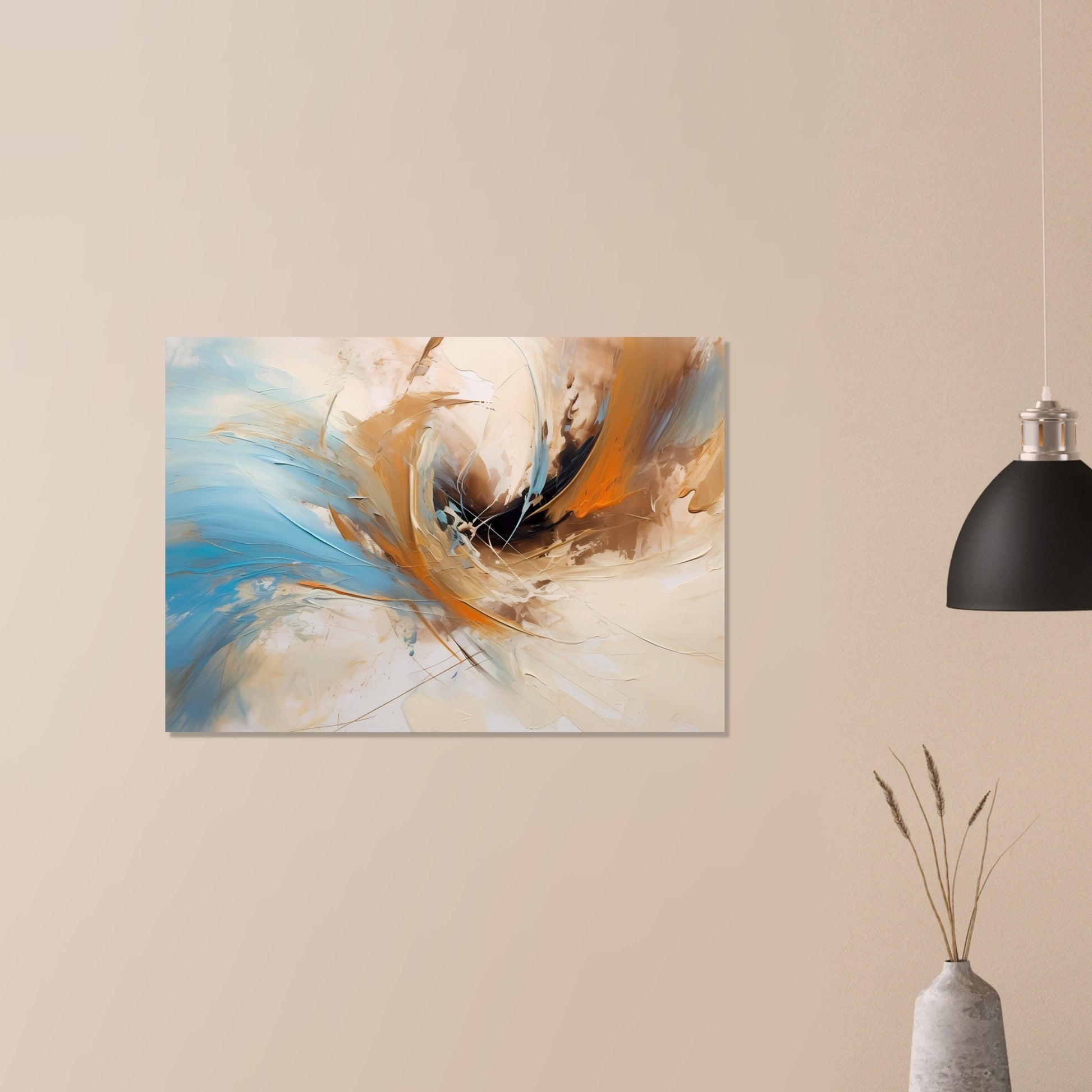 Poster - Whirlpool of Life - Abstract Art - Shining Colors