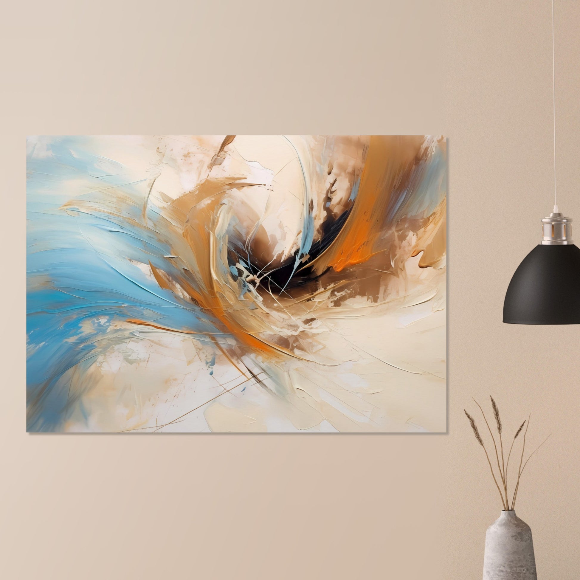 Poster - Whirlpool of Life - Abstract Art - Shining Colors