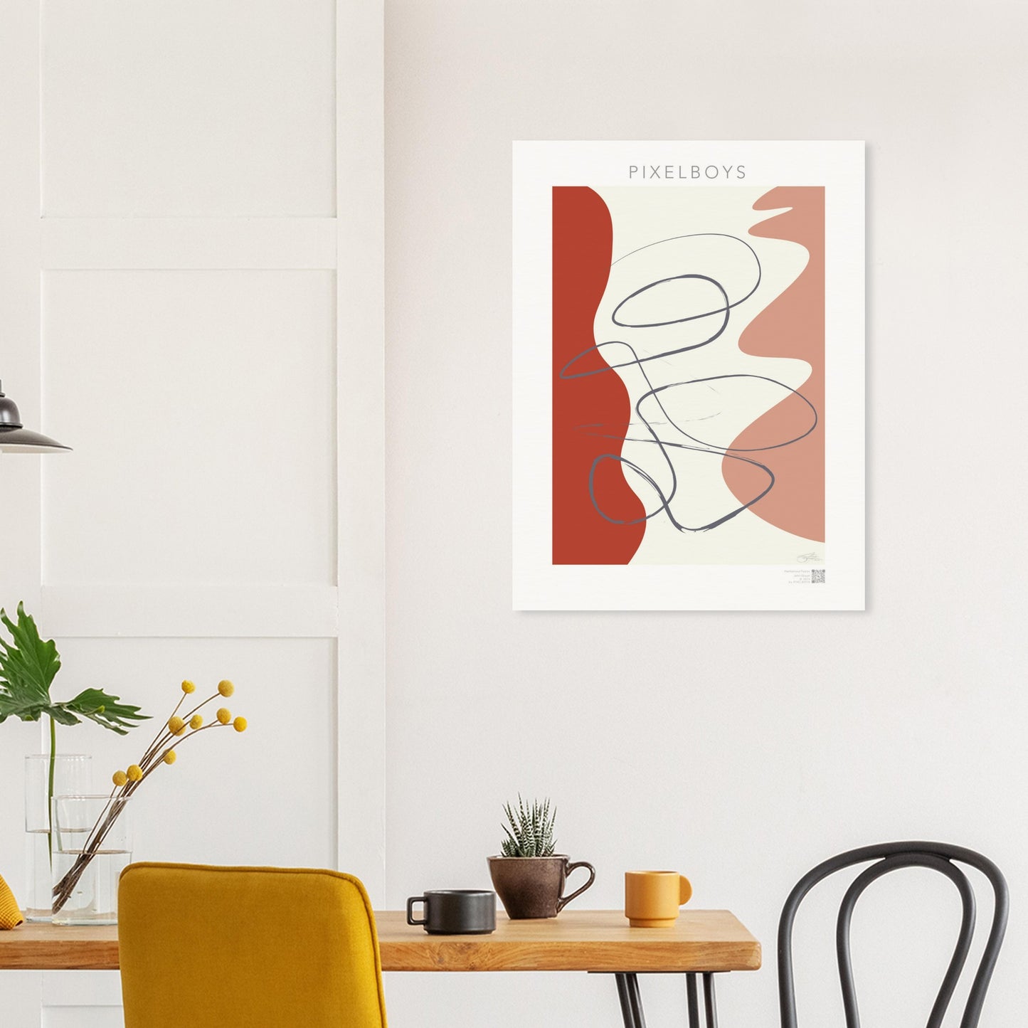 Poster Minimalism  - Harmonious Fusion - John Grayst by Pixelboys