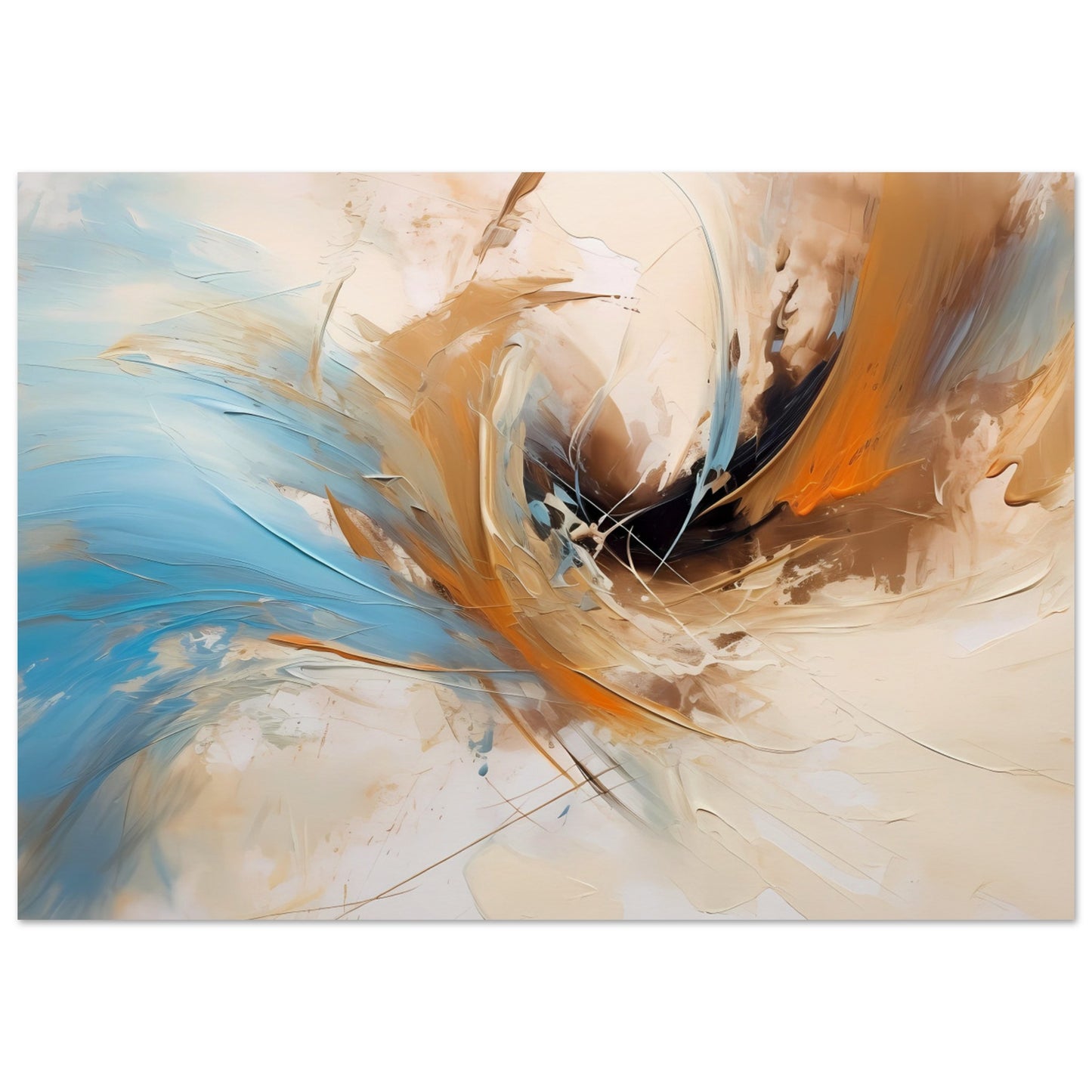 Poster - Whirlpool of Life - Abstract Art - Shining Colors