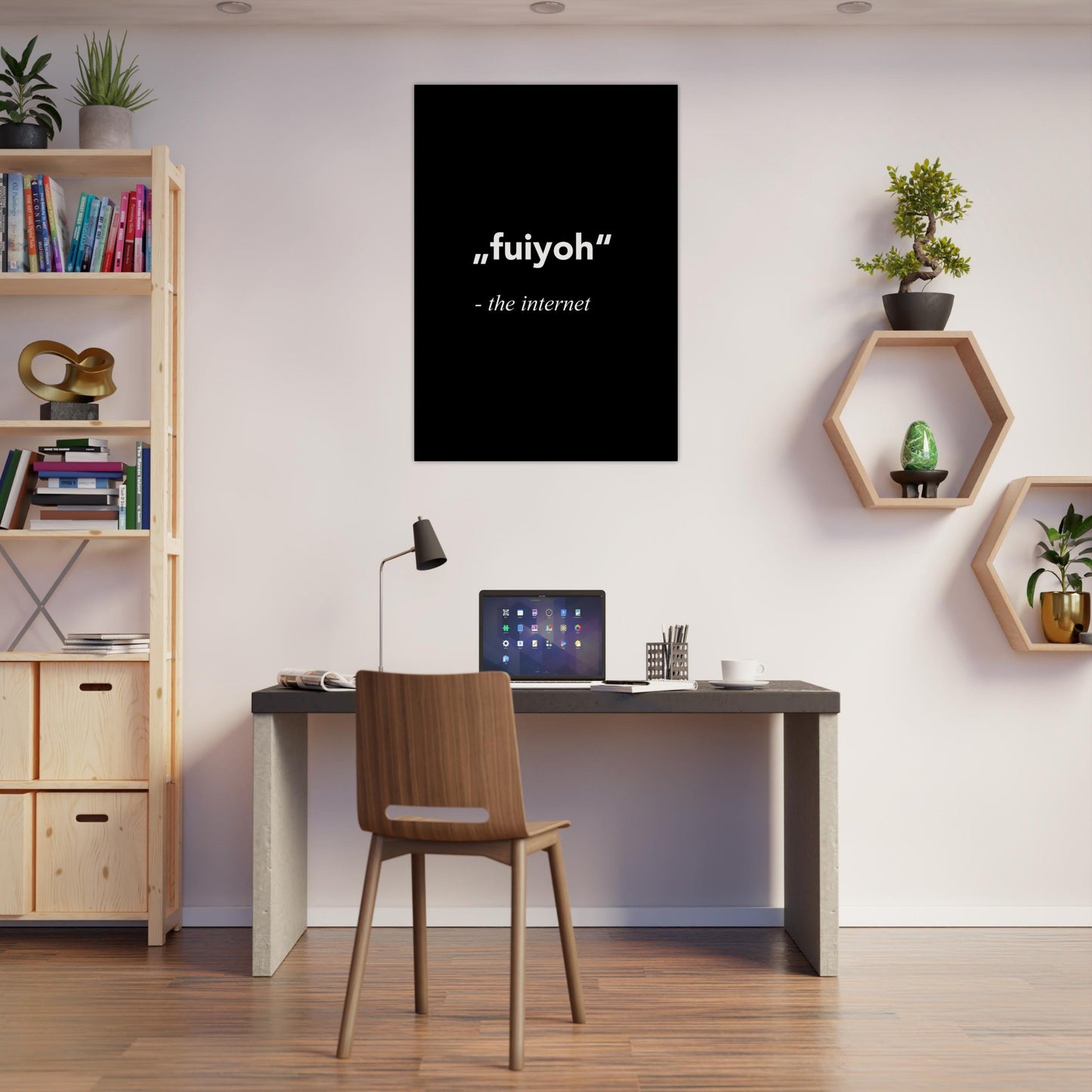 "fuiyoh - the internet - Poster mit Motivationssprüchen - black - Poster mit Sprüchen - fineart