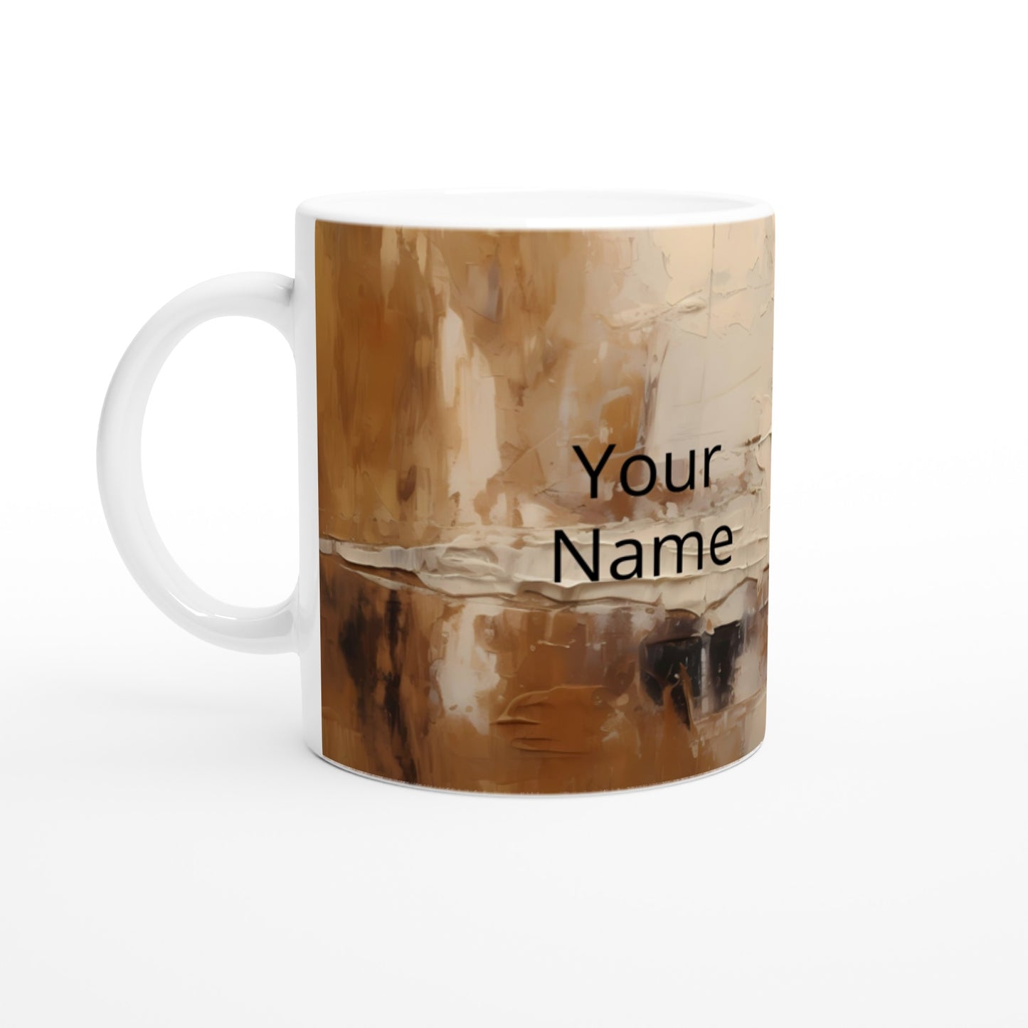 Luminous Harmonies - Personalisierte Tasse - Moderne abstrakte Kunst - Fineart - Abstrakte Kunstdrucke auf Tassen