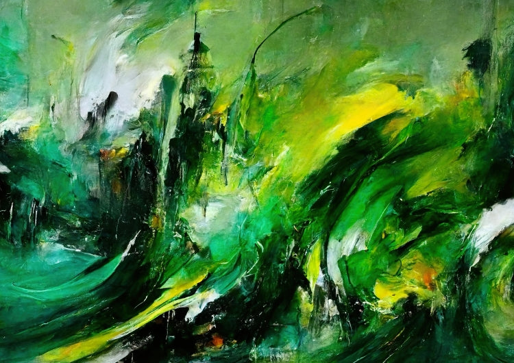 Acrylbild auf Glas - „Revenge of Nature“ - The Capitol - Washington D.C. - Ölgemälde - Capitol - Abstract - USA - Planet - Fineart - Green Sea - Wandkunst - Holzrahmen - Poster with frame - Abstract Green - artwork - art brand - printed cup personalized - Holzleisten - pixelboys - Kunstdrucke - wandbilder - wall art - Kunst auf Tassen  - Office Poster - Gastrotassen - Wanddekoration - Fineart  - Colorfull - Dynamic - Acrylkunst - Geschenkidee - Office Poster - Acryldruck - Abstrakte Kunst -