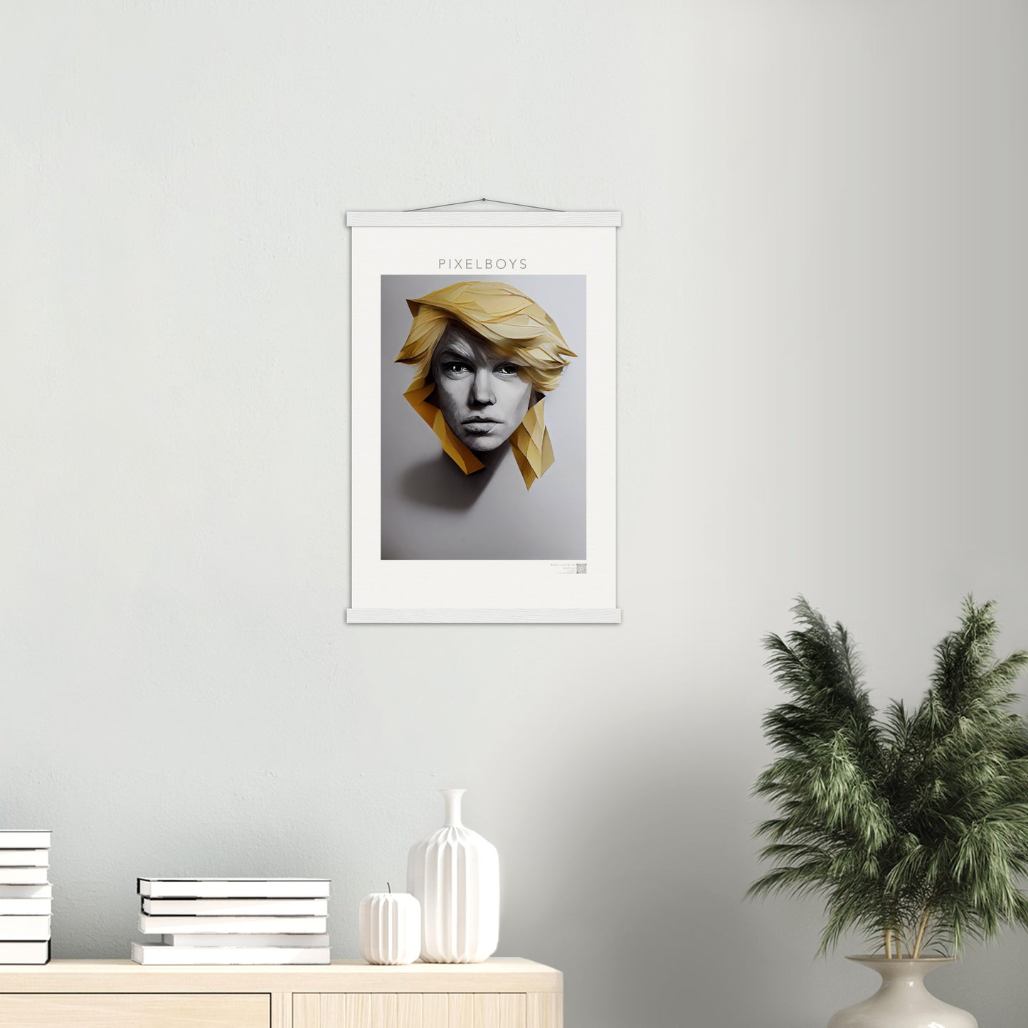 Poster mit Leisten (Holz) in Museumsqualität - Brothers "Leon" - No.3  - vintage art - Art of Brother - Fineart - Drillinge - Wandkunst - Poster with frame - Bruder Kollektion - artwork - art brand - printed cup personalized - pixelboys - Kunstdrucke - wandbilder - wall art - Kunst auf Tassen - Office Poster - Gastrotassen - Wanddekoration - Geschenkidee  - blonde brüder - big - brother - family - Geschenkidee - Acrylkunst - triplets - Geschenkidee - Office Poster - Acryldruck -