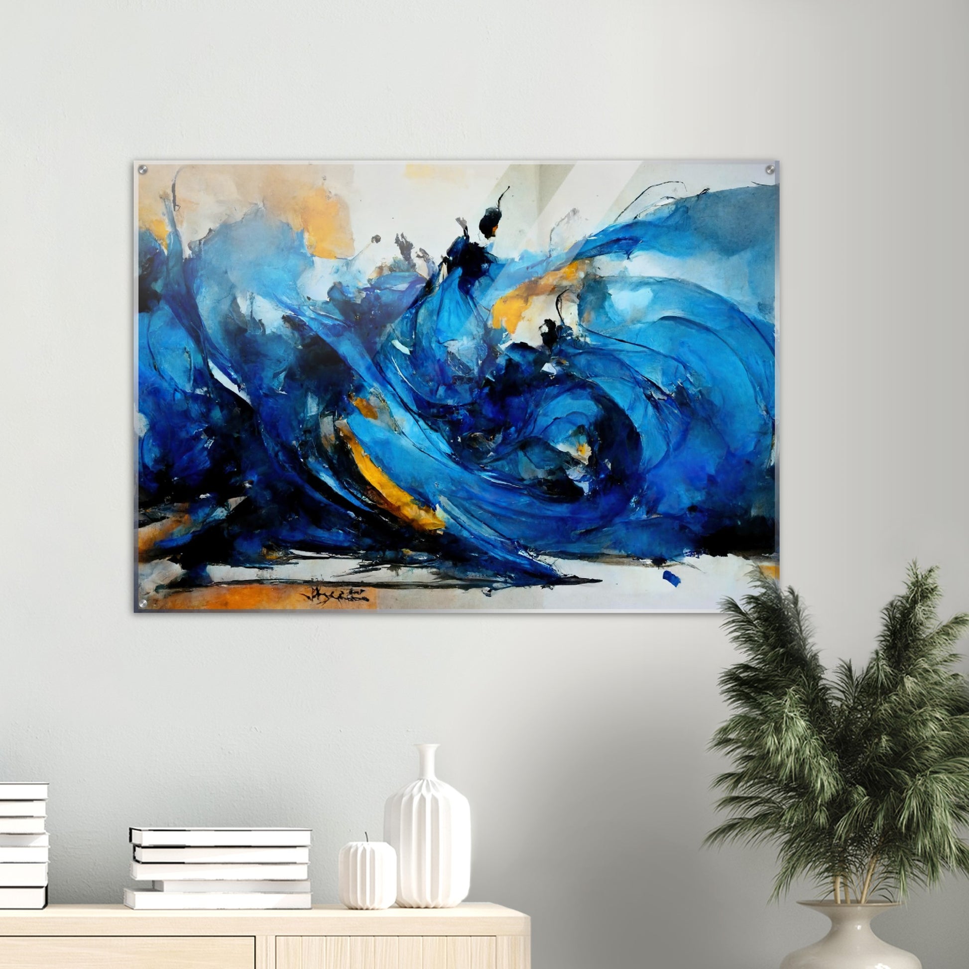 Acrylbild auf Glas in Museumsqualität - Dancing Dervish - Art of Islam - Fineart - Dancing - Wandkunst - Poster with frame - Abstract Blue Kollektion - artwork - art brand - printed cup personalized - pixelboys - Kunstdrucke - wandbilder - wall art - Kunst auf Tassen - vintage art - Office Poster - Gastrotassen - Wanddekoration - Geschenkidee  - Sufis Dance - Derwisch - Sufismus - Geschenkidee - Acrylkunst - Weisheit - Geschenkidee - Office Poster - Acryldruck -