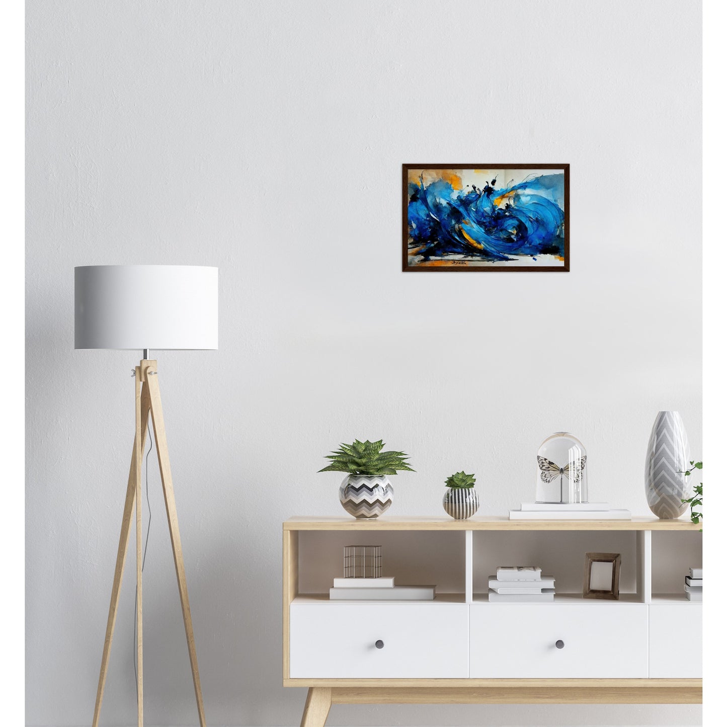 Poster mit Rahmen (Holz) in Museumsqualität - Dancing Dervish - Art of Islam - Fineart - Dancing - Wandkunst - Poster with frame - Abstract Blue Kollektion - artwork - art brand - printed cup personalized - pixelboys - Kunstdrucke - wandbilder - wall art - Kunst auf Tassen - vintage art - Office Poster - Gastrotassen - Wanddekoration - Geschenkidee  - Sufis Dance - Derwisch - Sufismus - Geschenkidee - Acrylkunst - Weisheit - Geschenkidee - Office Poster - Acryldruck -