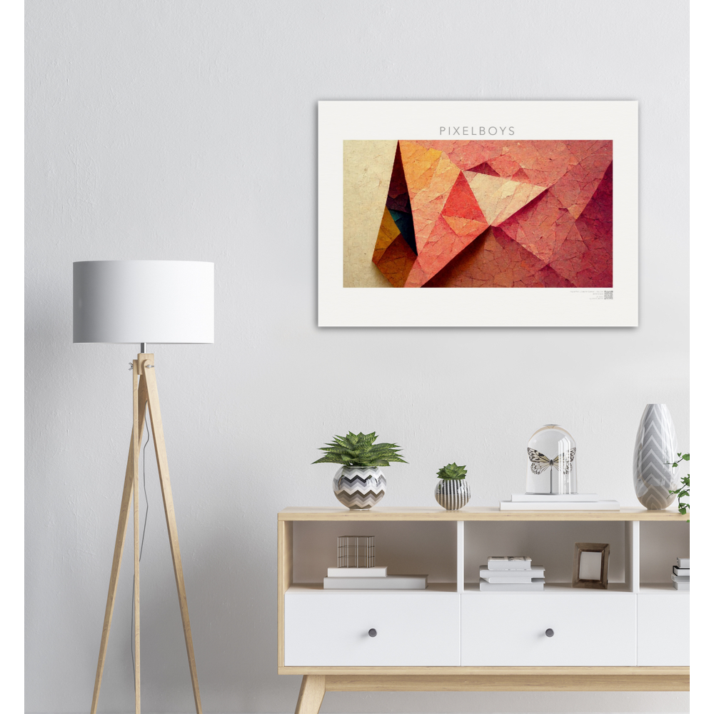 Poster - Paper Fall-No. 2: "Autumn Corner" - "Herbst Ecke"