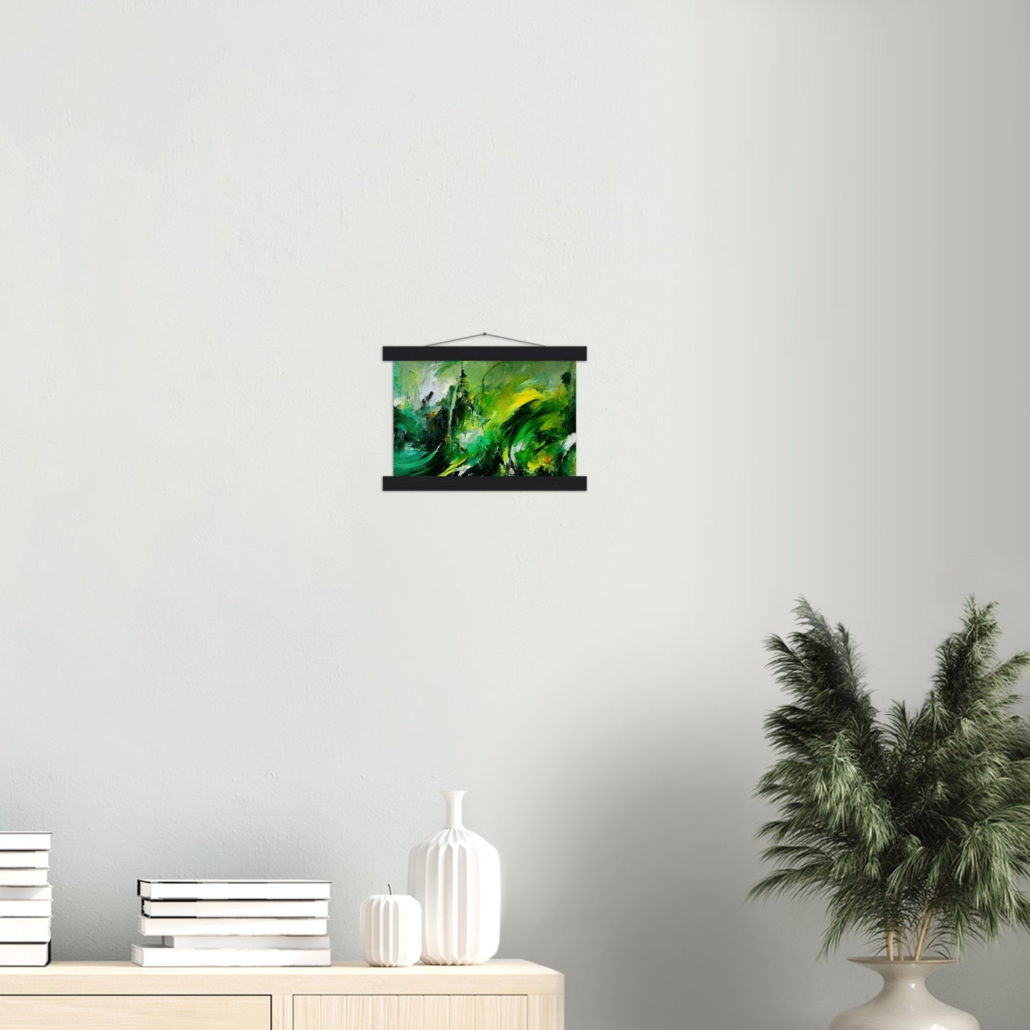 Poster mit Leisten (Holz) - „Revenge of Nature“ - The Capitol - Washington D.C. - Ölgemälde - Capitol - Abstract - USA - Planet - Fineart - Green Sea - Wandkunst - Holzrahmen - Poster with frame - Abstract Green - artwork - art brand - printed cup personalized - Holzleisten - pixelboys - Kunstdrucke - wandbilder - wall art - Kunst auf Tassen  - Office Poster - Gastrotassen - Wanddekoration - Fineart  - Colorfull - Dynamic - Acrylkunst - Geschenkidee - Office Poster - Acryldruck - Abstrakte Kunst -