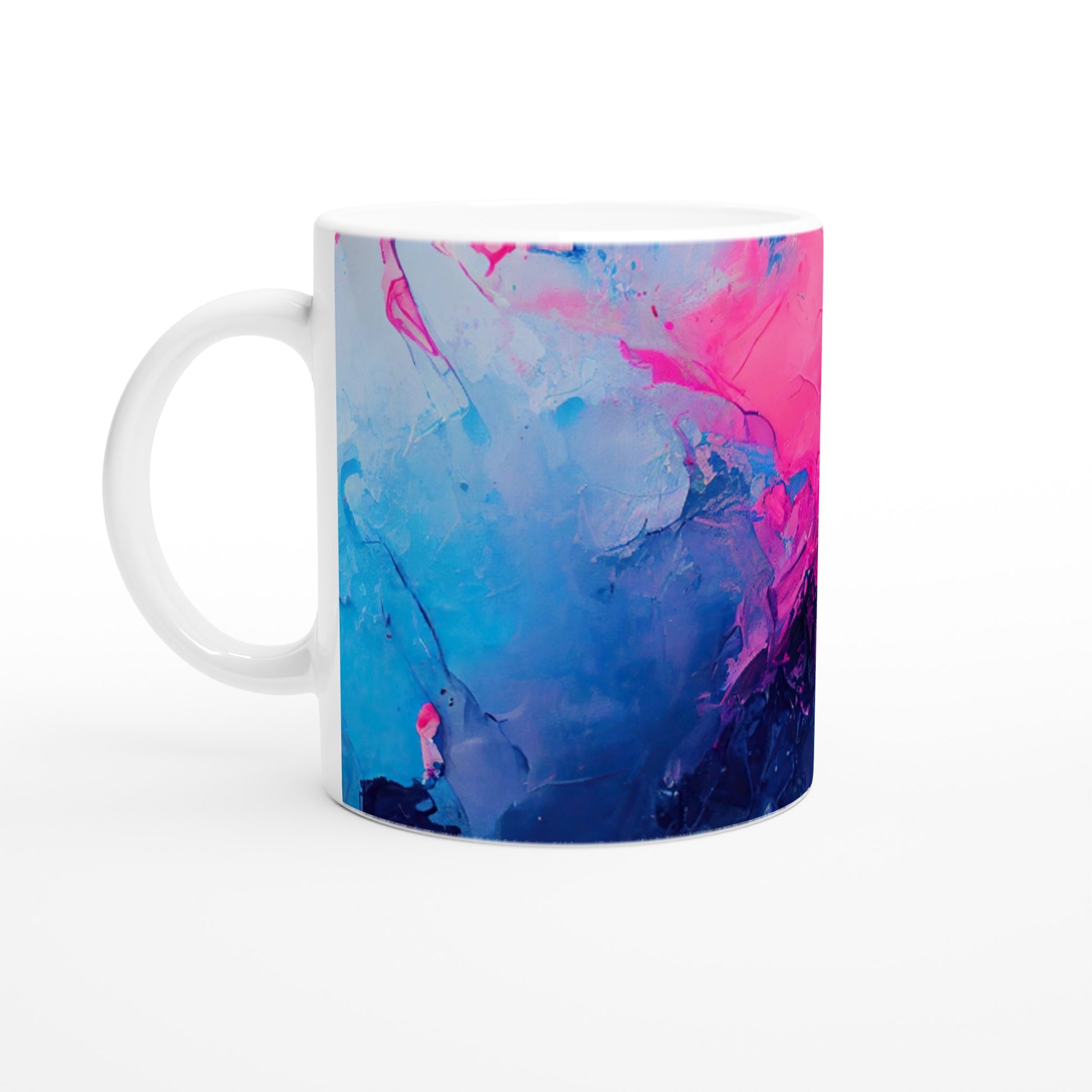 Sammeltasse (bedruckt) mit Kunst in Museumsqualität - Color Splash - Cubism of Art - Fineart - bunt - Wandkunst - Colorfull - Poster with frame - Abstract Blue Kollektion - artwork - art brand - printed cup personalized - pixelboys - Kunstdrucke - wandbilder - wall art - Kunst auf Tassen - vintage art - Office Poster - Gastrotassen - Wanddekoration - Geschenkidee  - political peace - Baloon - Geschenkidee - Acrylkunst - Geschenkidee - Office Poster - Acryldruck - Abstrakte Kunst