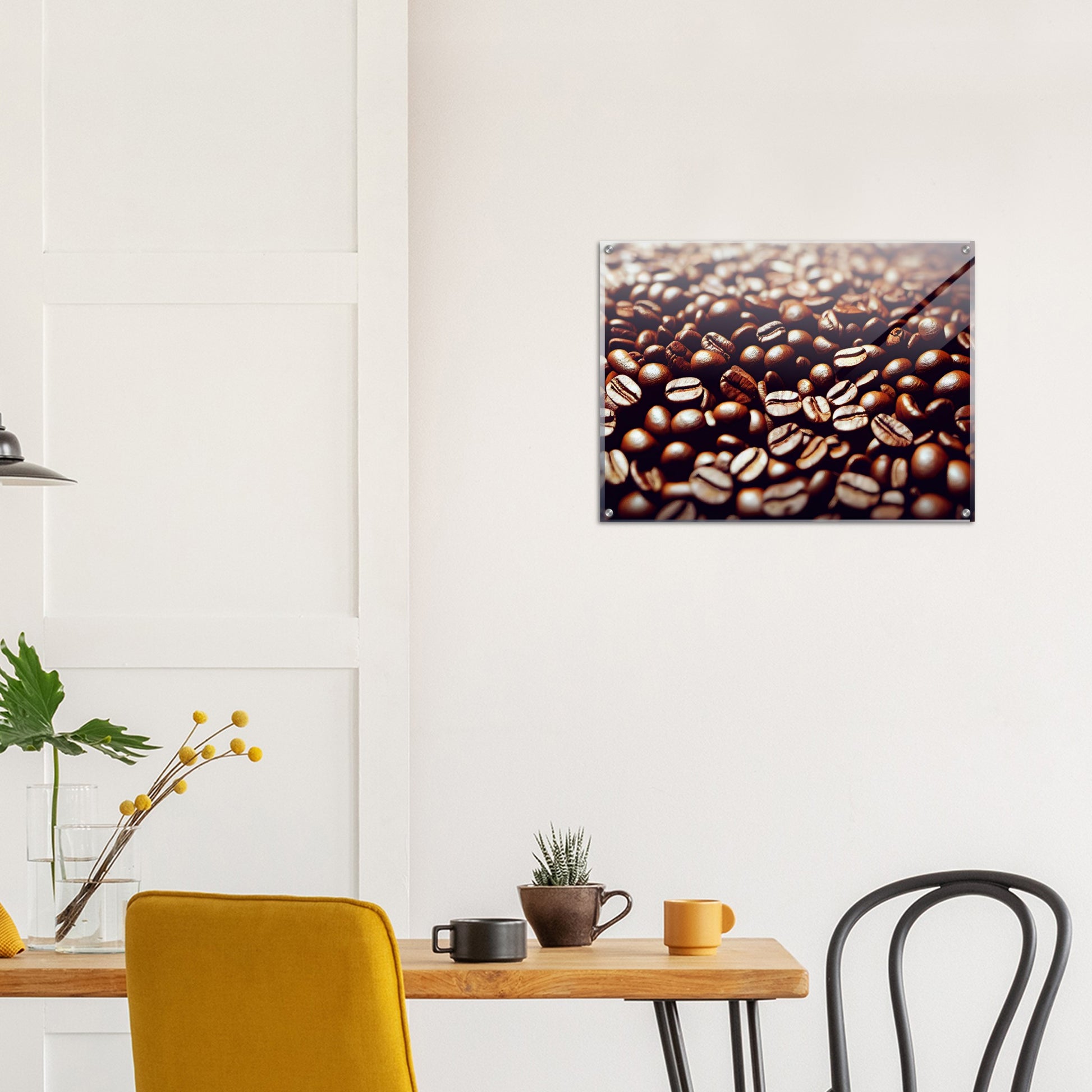 Acrylbild - in Museumsqualität - Coffee Beans - Personalisierbar - customized - Coffee Passion - Wandkunst - Kunstdruck - Acryldruck - Kunstwerk - Office Poster - Poster mit Rahmen - Kaffee Tasse - Poster mit Leisten - Bedruckte Tassen - Kunst Marke - Art Brand - Kunstdrucke - Papier: 250g/qm - Künstler: Pixelboys - Office Poster - Poster with frame - Geschenkidee - Kaffee Liebe - Coffee passion, Kaffeehaus - Coffee to go - Atelier Wien - Atelier Austria - Atelier USA -