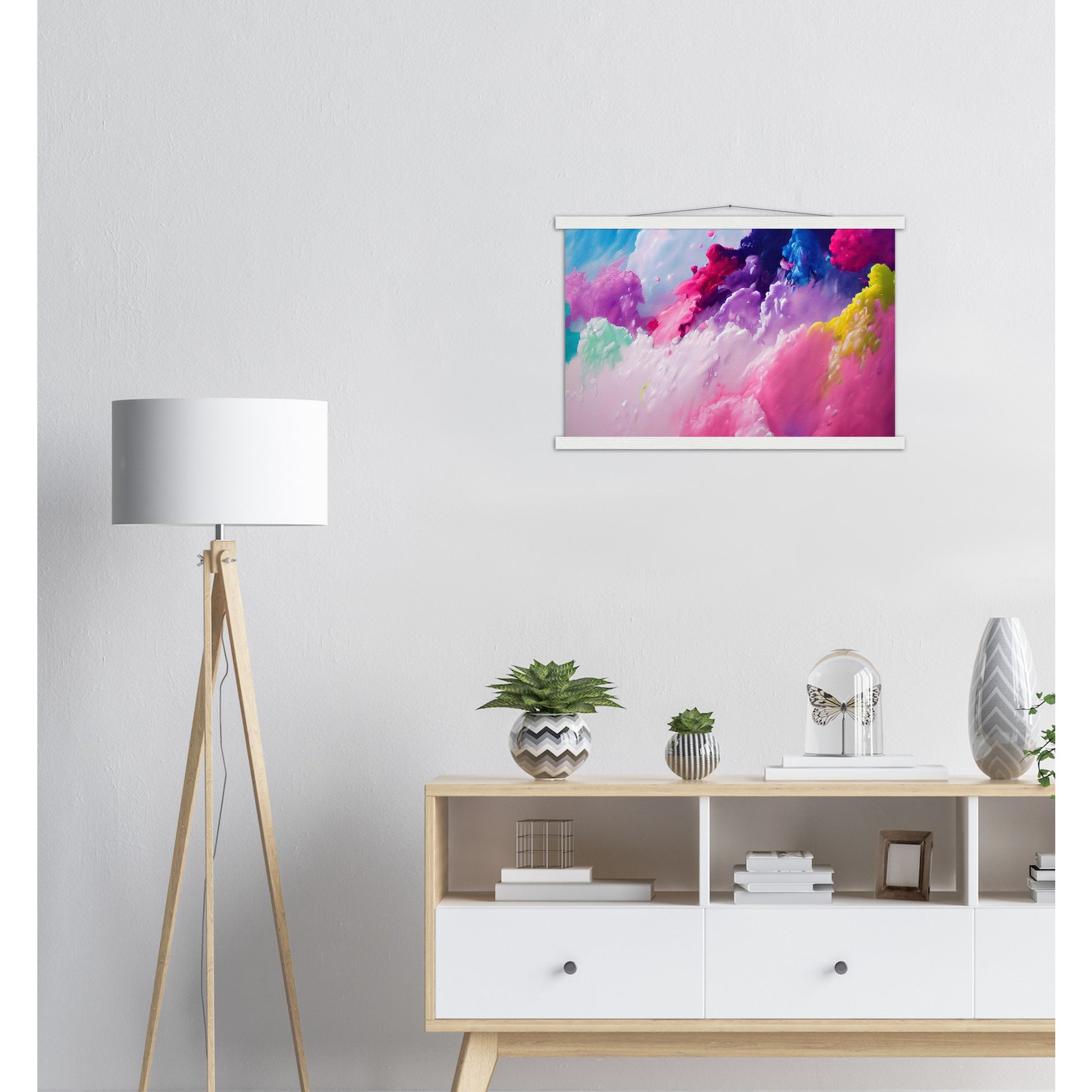 Poster mit Holzleisten - in Museumsqualität - Candy floss - Süßigkeiten - Kindheit - Cubism - Holzleisten - Fineart - Zuckerwatte - Wandkunst - Poster with frame - Abstract Kollektion - artwork - art brand - printed cup personalized - pixelboys - Kunstdrucke - wandbilder - wall art - Kunst auf Tassen - vintage art - Office Poster - Gastrotassen - Wanddekoration - Geschenkidee  - Cabdyland - Icecream - Geschenkidee - Acrylkunst - Geschenkidee - Office Poster - Acryldruck - Abstrakte Kunst