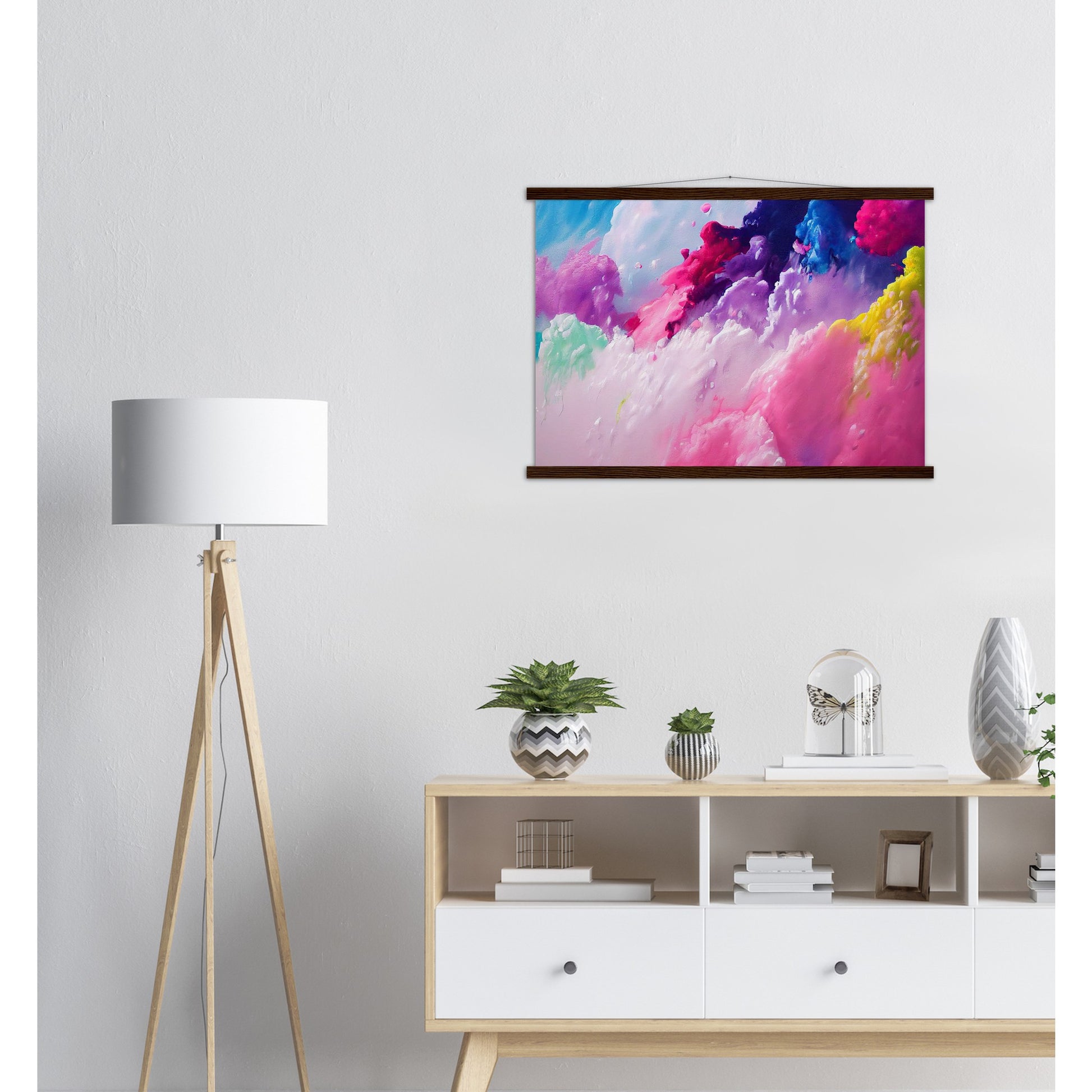 Poster mit Holzleisten - in Museumsqualität - Candy floss - Süßigkeiten - Kindheit - Cubism - Holzleisten - Fineart - Zuckerwatte - Wandkunst - Poster with frame - Abstract Kollektion - artwork - art brand - printed cup personalized - pixelboys - Kunstdrucke - wandbilder - wall art - Kunst auf Tassen - vintage art - Office Poster - Gastrotassen - Wanddekoration - Geschenkidee  - Cabdyland - Icecream - Geschenkidee - Acrylkunst - Geschenkidee - Office Poster - Acryldruck - Abstrakte Kunst