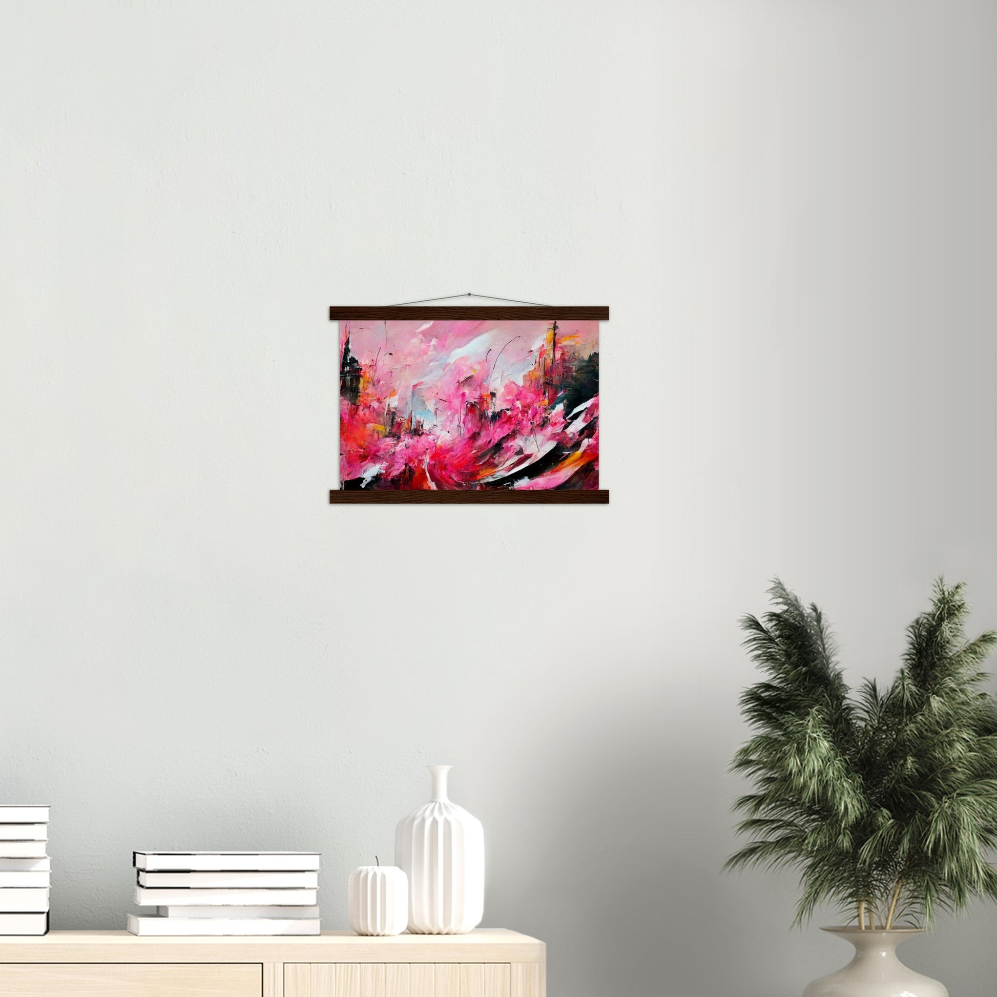 Poster mit Leisten (Holz) in Museumsqualität - Spring in Saint-Rémy - France - Frühling - France - de-Provence - Ölgemälde - Abstract -  Art de France - Posterleisten - Fineart - Posterrahmen  - Wandkunst - Holzrahmen - Poster with frame - Abstract Pink - artwork - art brand - printed cup personalized - Holzleisten - pixelboys - Kunstdrucke - wandbilder - wall art - Kunst auf Tassen  - Office Poster - Gastrotassen - Wanddekoration - Acrylkunst - Geschenkidee - Office Poster - Acryldruck - Abstrakte Kunst -