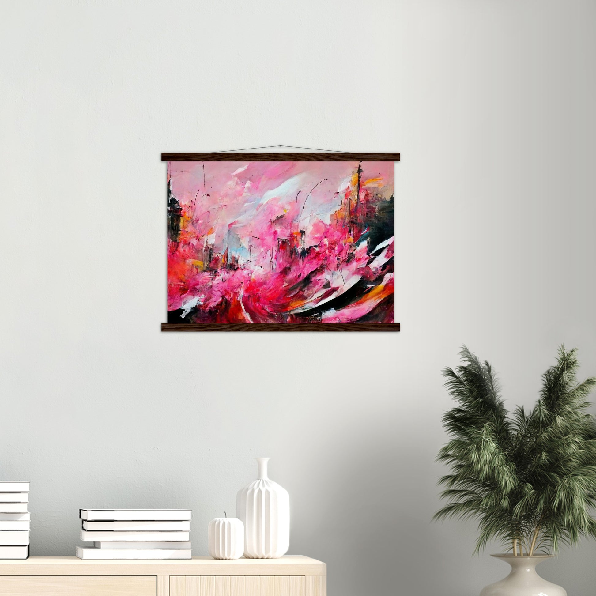 Poster mit Leisten (Holz) in Museumsqualität - Spring in Saint-Rémy - France - Frühling - France - de-Provence - Ölgemälde - Abstract -  Art de France - Posterleisten - Fineart - Posterrahmen  - Wandkunst - Holzrahmen - Poster with frame - Abstract Pink - artwork - art brand - printed cup personalized - Holzleisten - pixelboys - Kunstdrucke - wandbilder - wall art - Kunst auf Tassen  - Office Poster - Gastrotassen - Wanddekoration - Acrylkunst - Geschenkidee - Office Poster - Acryldruck - Abstrakte Kunst -