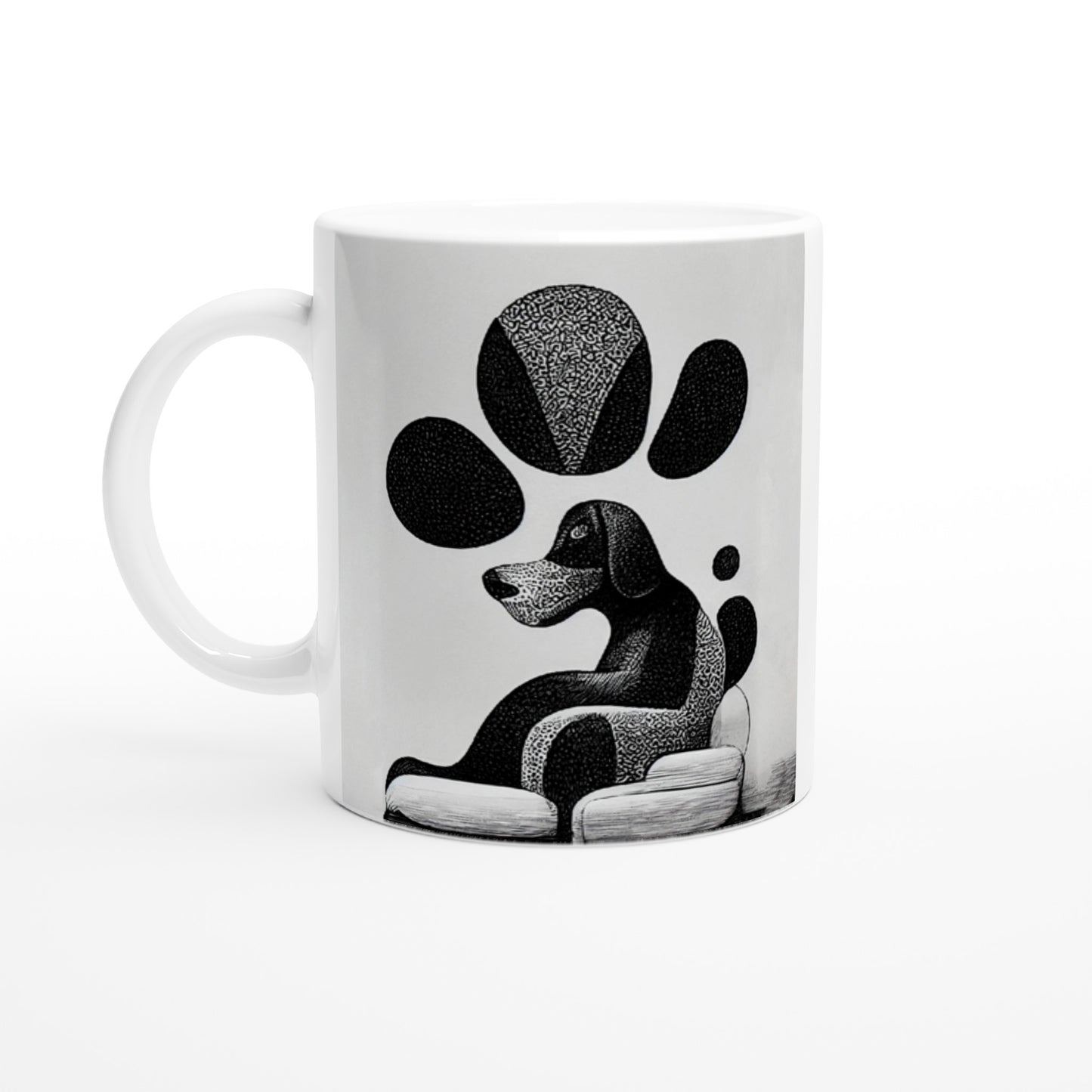 Personalisierbare Tasse - Doodle Mania "lazy dog"- Charlie - No.5 - personalized mug - Acryldruck - Wandbild - doodle mania art collection - wall art - Hunde - Doodle Kunst - dogs- doodle posters and art prints - Poster mit Rahmen - doodle artwork - Acrylbild - Kunstdruck - Wandbild - office Poster - Poster with frame - Charlie S.- Künstler: Pixelboys & The Unknown Artist Nb.517 - keith haring - Gastro Art - anti stress art - Art Brand - Kunstdruck -