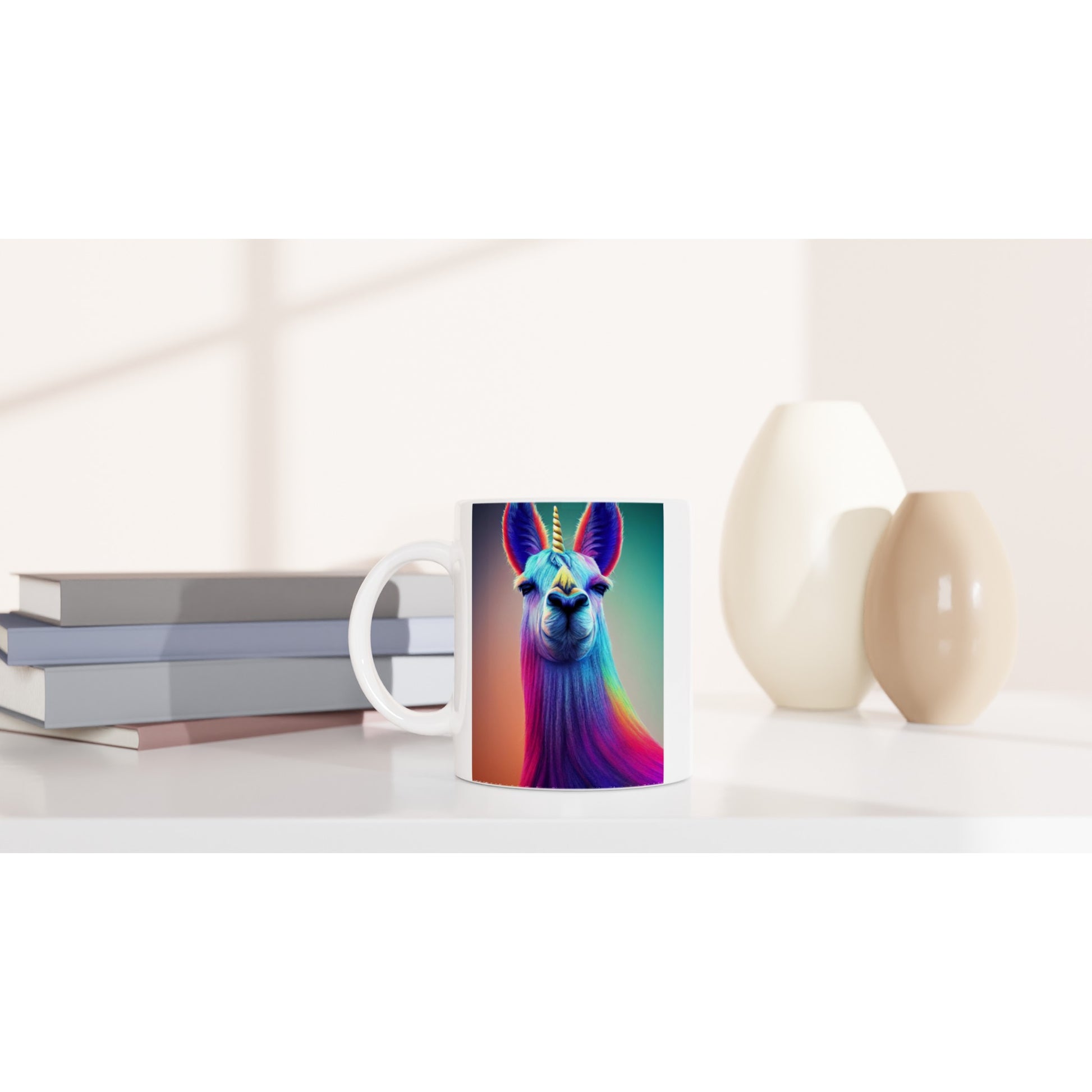 Personalisierbare Tasse - Karma Lama No. 3 - "Bob" - Wandbild - Bob the Drag Queen - LGBTQI+ - Christopher Street Day - Pride Month - Lesbian - Gay - Bisexual - Transgender - Queer & Intersexual - rainbow flag - unicorn - einhorn - rainbow - regenbogen - bedruckte tasse - heteronormativity - Drag Queens - Asexual - Künstler: "John Grayst" - Pixelboys - Atelier - Acryldruck - Museum - Germany - Berlin - USA - America - New York City - Los Angeles - Chicago - Houston - Phoenix - Philadelphia - Paris - Rom -