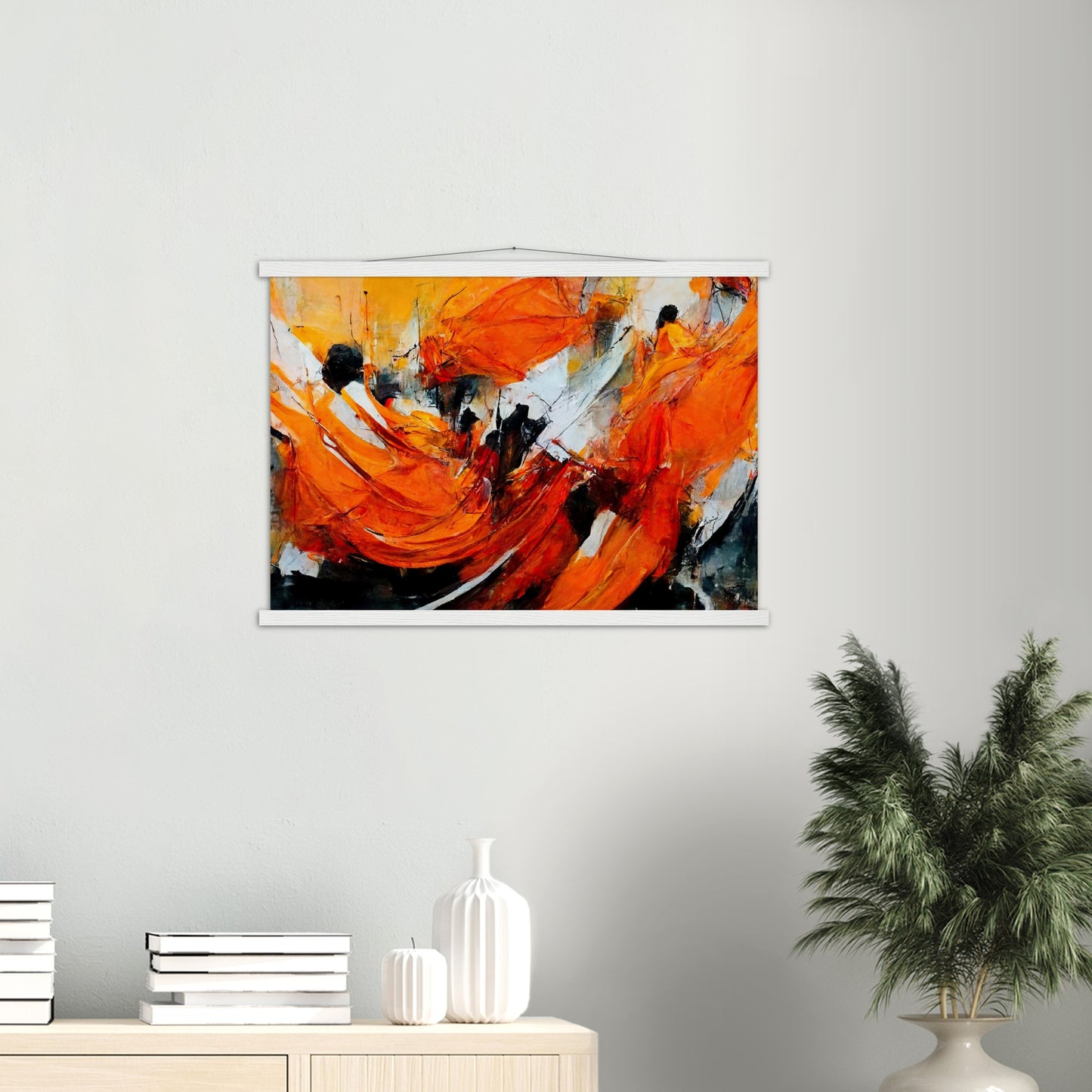 Poster mit Leisten - „Strolling in Amsterdam“ - Orange Pain - autumn - Ölgemälde - Abstract - Dutch Art - Abstract - Fineart - Herbstsonne - Wandkunst - Holzrahmen - Poster with frame - Abstract Orange - artwork - art brand - printed cup personalized - Holzleisten - pixelboys - Kunstdrucke - wandbilder - wall art - Kunst auf Tassen - Office Poster - Gastrotassen - Wanddekoration - Fineart - Posterleisten - Dynamic - Acrylkunst - Geschenkidee - Office Poster - Acryldruck - Abstrakte Kunst -