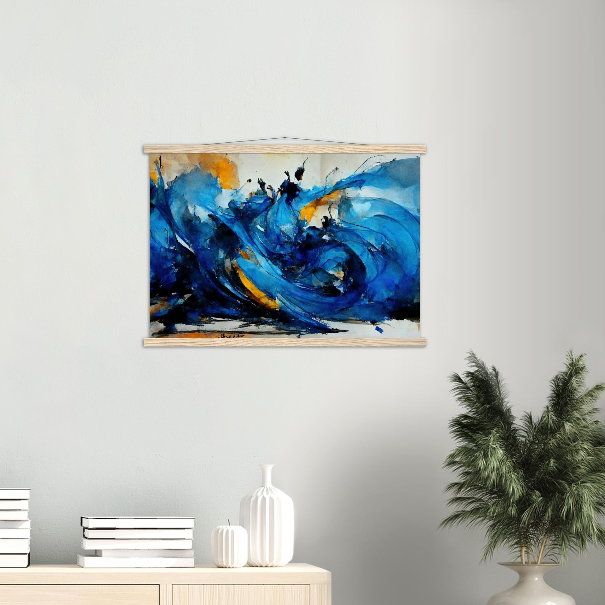 Poster mit Leisten (Holz) in Museumsqualität - Dancing Dervish - Art of Islam - Fineart - Dancing - Wandkunst - Poster with frame - Abstract Blue Kollektion - artwork - art brand - printed cup personalized - pixelboys - Kunstdrucke - wandbilder - wall art - Kunst auf Tassen - vintage art - Office Poster - Gastrotassen - Wanddekoration - Geschenkidee  - Sufis Dance - Derwisch - Sufismus - Geschenkidee - Acrylkunst - Weisheit - Geschenkidee - Office Poster - Acryldruck -