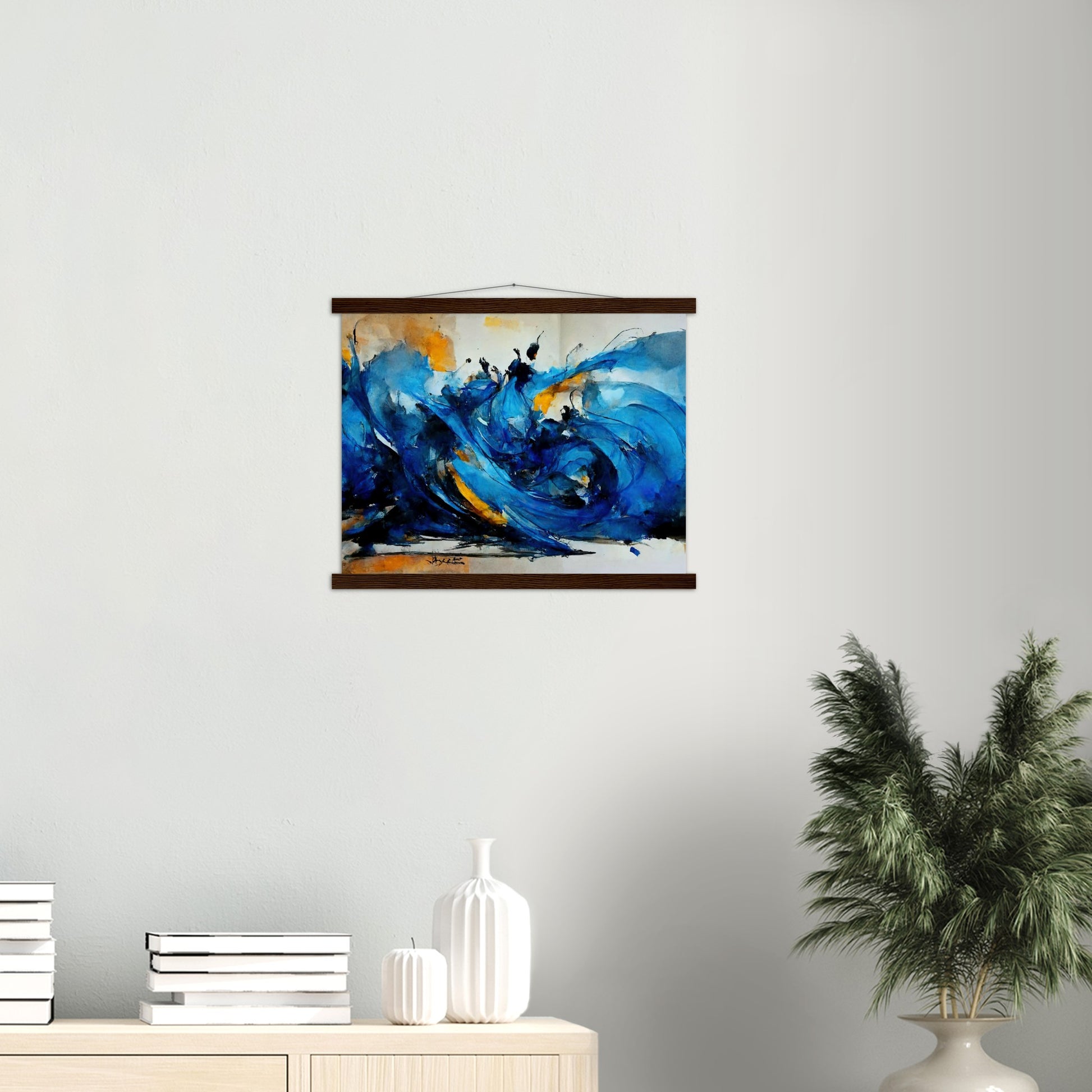 Poster mit Leisten (Holz) in Museumsqualität - Dancing Dervish - Art of Islam - Fineart - Dancing - Wandkunst - Poster with frame - Abstract Blue Kollektion - artwork - art brand - printed cup personalized - pixelboys - Kunstdrucke - wandbilder - wall art - Kunst auf Tassen - vintage art - Office Poster - Gastrotassen - Wanddekoration - Geschenkidee  - Sufis Dance - Derwisch - Sufismus - Geschenkidee - Acrylkunst - Weisheit - Geschenkidee - Office Poster - Acryldruck -