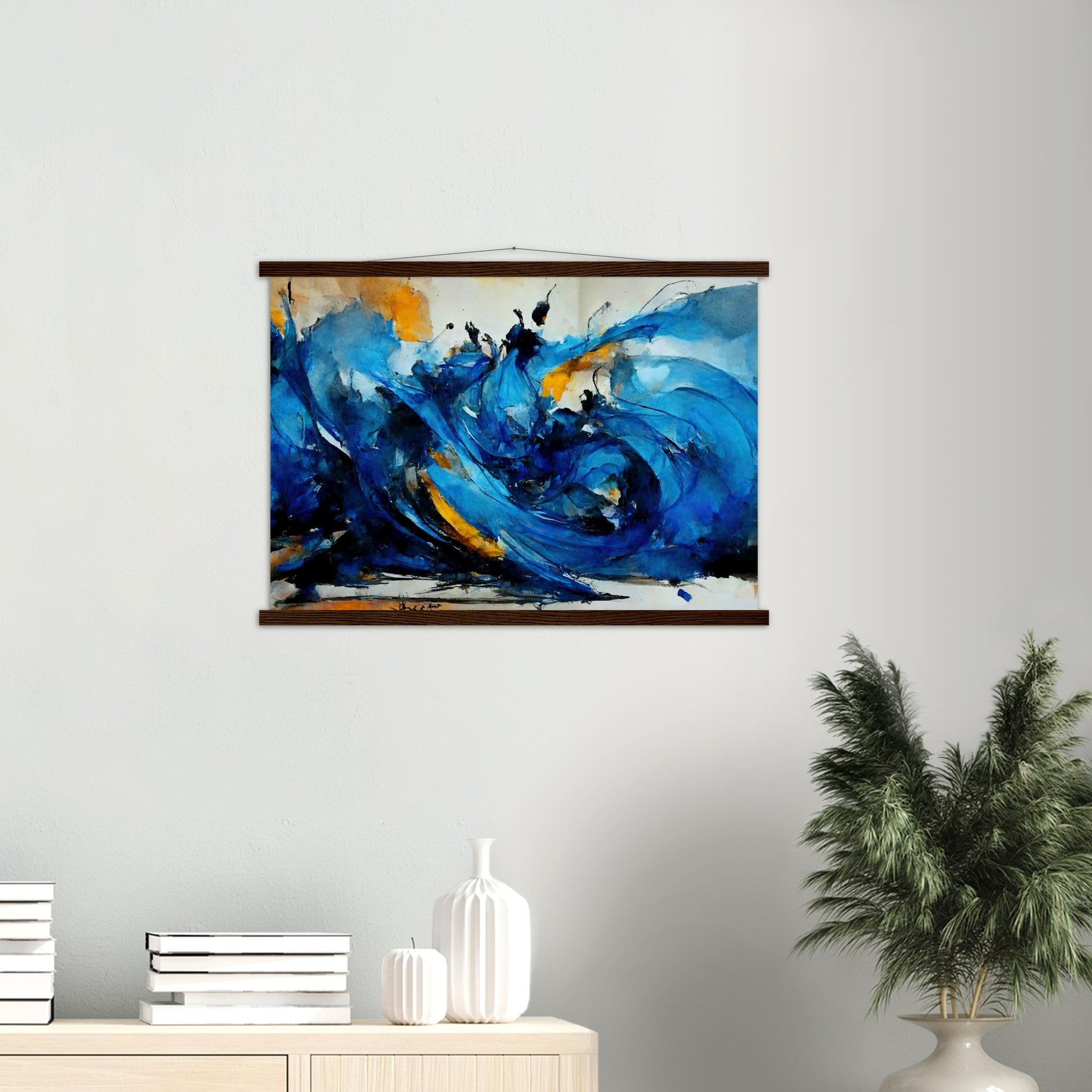 Poster mit Leisten (Holz) in Museumsqualität - Dancing Dervish - Art of Islam - Fineart - Dancing - Wandkunst - Poster with frame - Abstract Blue Kollektion - artwork - art brand - printed cup personalized - pixelboys - Kunstdrucke - wandbilder - wall art - Kunst auf Tassen - vintage art - Office Poster - Gastrotassen - Wanddekoration - Geschenkidee  - Sufis Dance - Derwisch - Sufismus - Geschenkidee - Acrylkunst - Weisheit - Geschenkidee - Office Poster - Acryldruck -