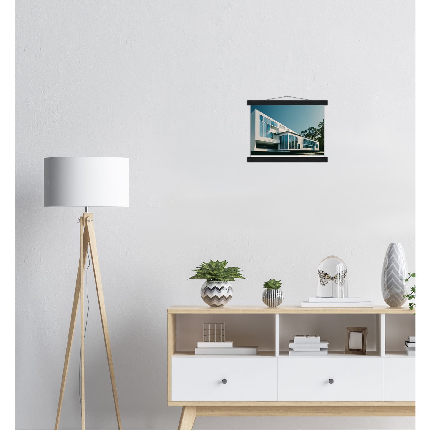  Poster mit Leisten (Holz) - Museumsqualität - Modern Architecture - Barcelona - Fineart - Wandkunst - Poster with frame - vintage architecture - future architecture spain - home castle - artwork - art brand - printed cup personalized - pixelboys - madrid - Kunstdrucke - wandbilder - wall art - Kunst auf Tassen - Office Poster - Gastrotassen - Wanddekoration - Geschenkidee - Skyline - Barcelona - city Architecture - urbanism - Katalonien -