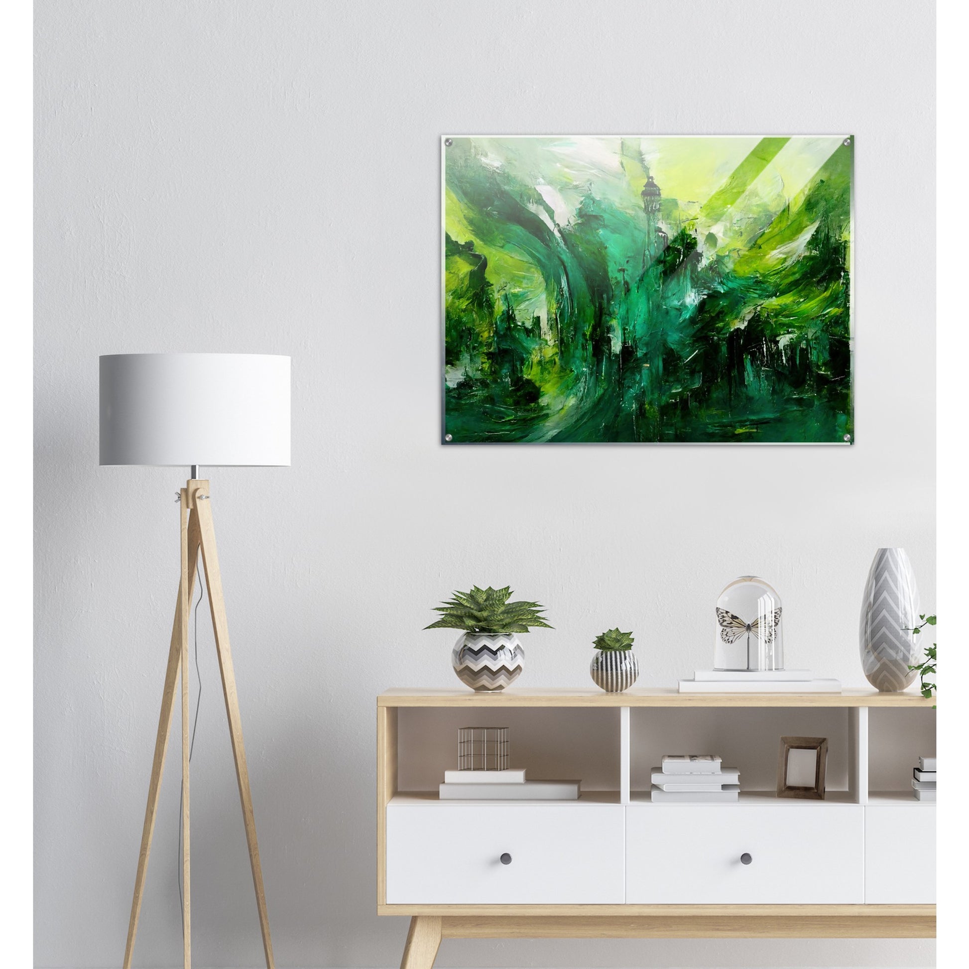 Acrylbild auf Glas - in Museumsqualität - Storm over London - „Revenge of Nature“ - Ölgemälde - Grüner Sturm - Abstract - London - Planet - Fineart - Green Sea - Wandkunst - Holzrahmen - Poster with frame - Abstract Green - artwork - art brand - printed cup personalized - Holzleisten - pixelboys - Kunstdrucke - wandbilder - wall art - Kunst auf Tassen  - Office Poster - Gastrotassen - Wanddekoration - Fineart  - Colorfull - Dynamic - Acrylkunst - Geschenkidee - Office Poster - Acryldruck - Abstrakte Kunst -