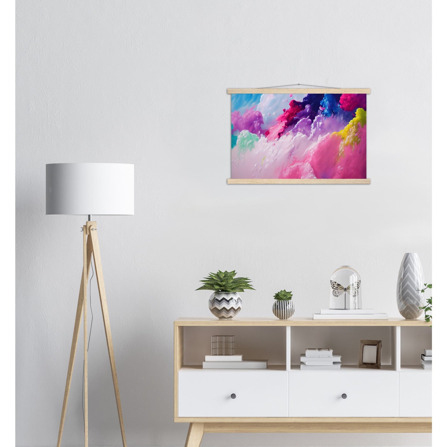 Poster mit Holzleisten - in Museumsqualität - Candy floss - Süßigkeiten - Kindheit - Cubism - Holzleisten - Fineart - Zuckerwatte - Wandkunst - Poster with frame - Abstract Kollektion - artwork - art brand - printed cup personalized - pixelboys - Kunstdrucke - wandbilder - wall art - Kunst auf Tassen - vintage art - Office Poster - Gastrotassen - Wanddekoration - Geschenkidee  - Cabdyland - Icecream - Geschenkidee - Acrylkunst - Geschenkidee - Office Poster - Acryldruck - Abstrakte Kunst