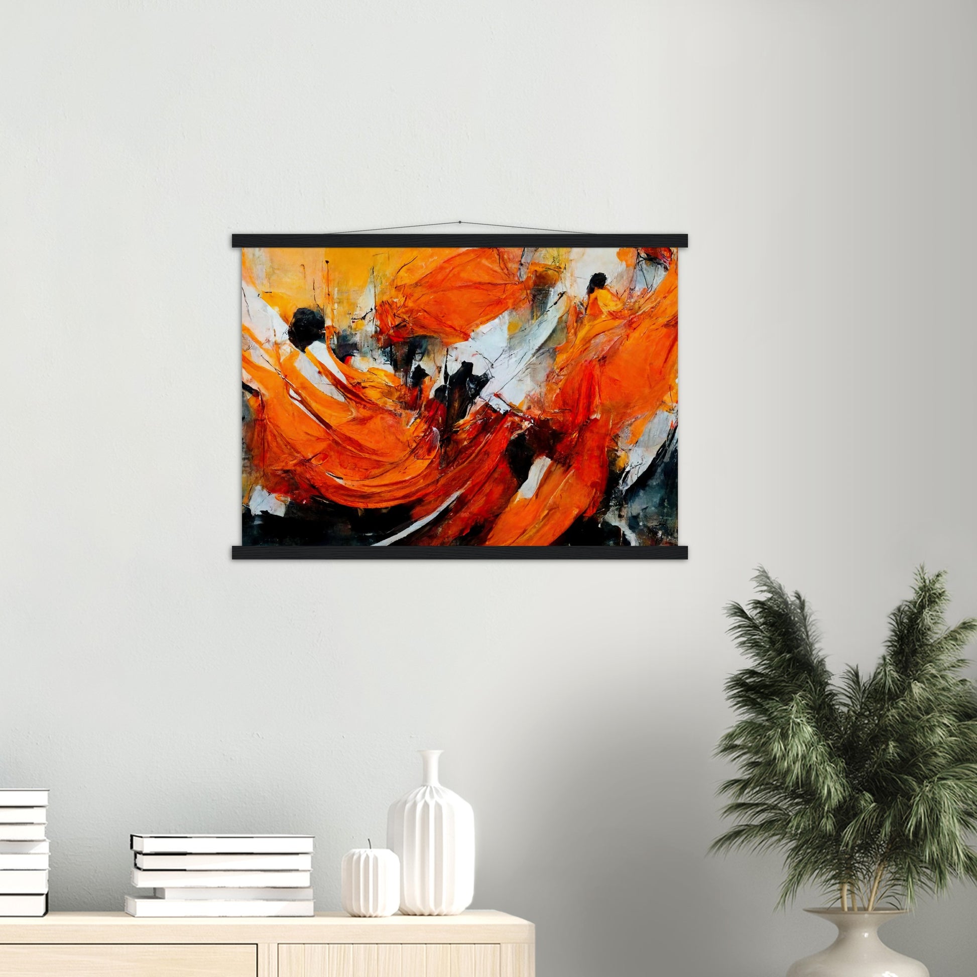 Poster mit Leisten - „Strolling in Amsterdam“ - Orange Pain - autumn - Ölgemälde - Abstract - Dutch Art - Abstract - Fineart - Herbstsonne - Wandkunst - Holzrahmen - Poster with frame - Abstract Orange - artwork - art brand - printed cup personalized - Holzleisten - pixelboys - Kunstdrucke - wandbilder - wall art - Kunst auf Tassen - Office Poster - Gastrotassen - Wanddekoration - Fineart - Posterleisten - Dynamic - Acrylkunst - Geschenkidee - Office Poster - Acryldruck - Abstrakte Kunst -