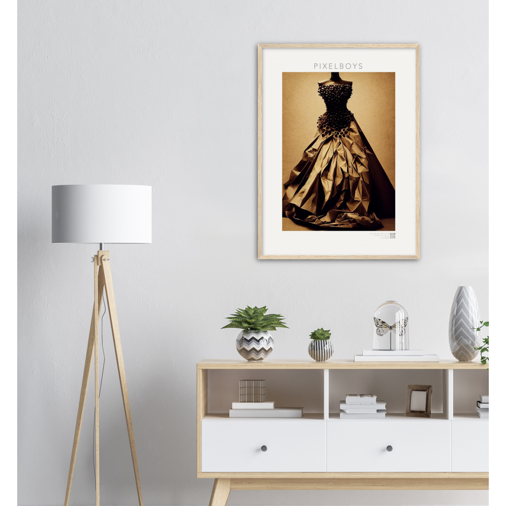 Poster mit Rahmen - Art Du Café - Hot Fashion - No. 2 - "Isabella" - Kaffebohnen Liebe ♡ - Amore ♡ - Pizza Pasta Love - Kaffe Liebe ♡- Künstler: "The Unknown Artist Nb-517" - Kunstdruck - Wandbild - Poster - Pixelboys - Atelier - Mailand - Rom - Neapel - Turin - Palermo - Catania - Florenz - Genua - Bologna - Bari -