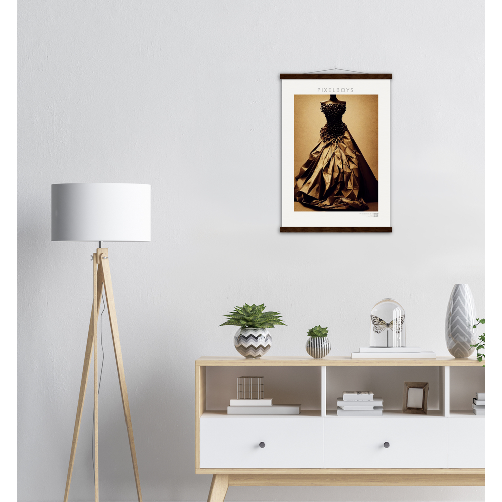 Poster mit Rahmen "Art Du Café" - Hot Fashion - No. 2 - "Isabella" - Kaffebohnen Liebe ♡ - Amore ♡ - Pizza Pasta Love - Kaffe Liebe ♡- Künstler: "The Unknown Artist Nb-517" - Kunstdruck - Wandbild - Poster - Pixelboys - Atelier - Mailand - Rom - Neapel - Turin - Palermo - Catania - Florenz - Genua - Bologna - Bari -