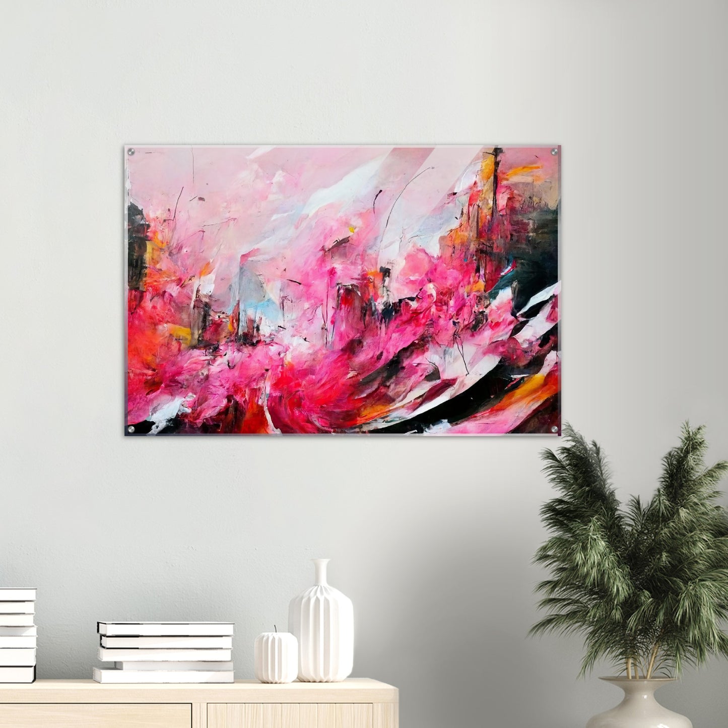 Acrylbild auf Glas in Museumsqualität - Spring in Saint-Rémy - France - Frühling - France - de-Provence - Ölgemälde - Abstract -  Art de France - Posterleisten - Fineart - Posterrahmen  - Wandkunst - Holzrahmen - Poster with frame - Abstract Pink - artwork - art brand - printed cup personalized - Holzleisten - pixelboys - Kunstdrucke - wandbilder - wall art - Kunst auf Tassen  - Office Poster - Gastrotassen - Wanddekoration - Acrylkunst - Geschenkidee - Office Poster - Acryldruck - Abstrakte Kunst -