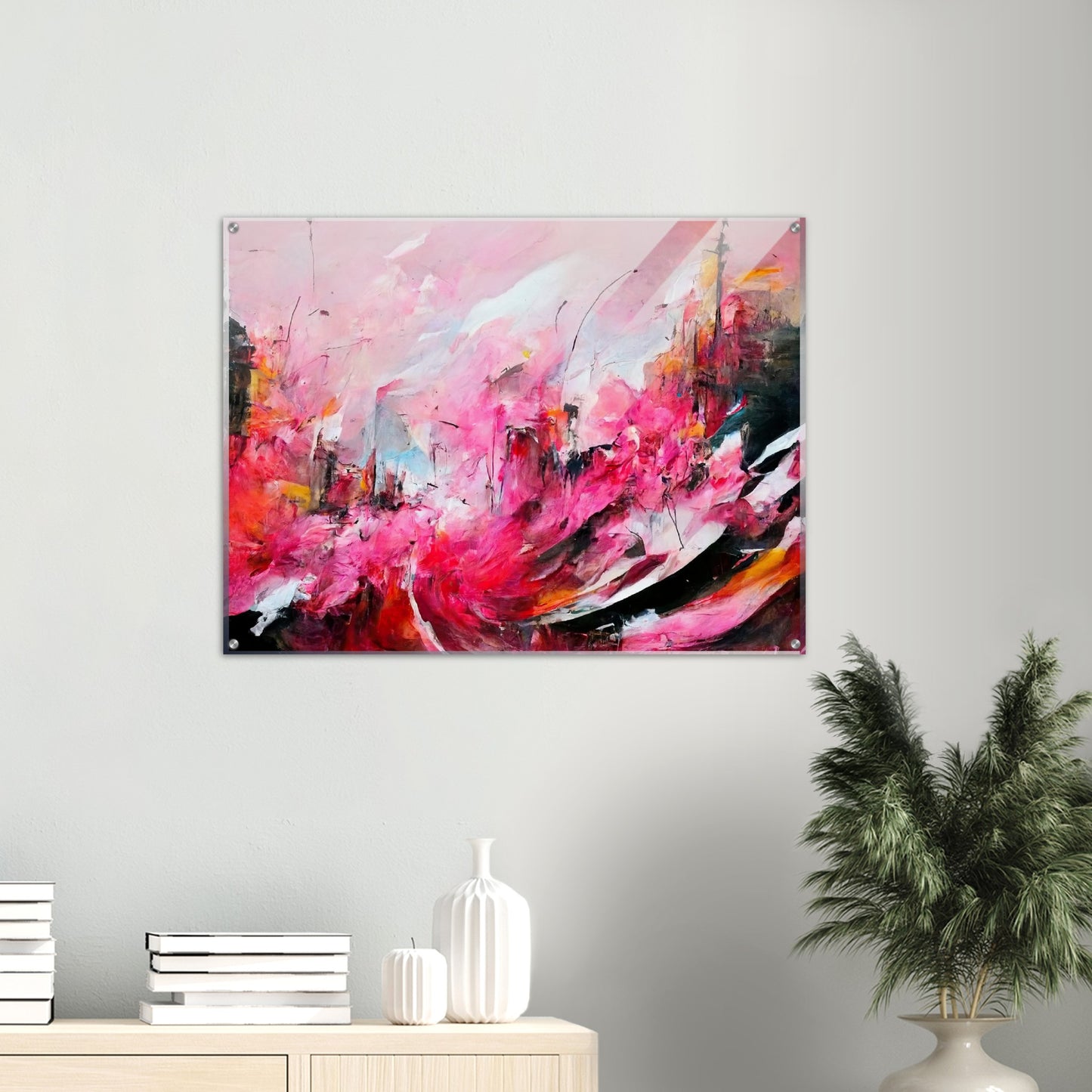 Acrylbild auf Glas in Museumsqualität - Spring in Saint-Rémy - France - Frühling - France - de-Provence - Ölgemälde - Abstract -  Art de France - Posterleisten - Fineart - Posterrahmen  - Wandkunst - Holzrahmen - Poster with frame - Abstract Pink - artwork - art brand - printed cup personalized - Holzleisten - pixelboys - Kunstdrucke - wandbilder - wall art - Kunst auf Tassen  - Office Poster - Gastrotassen - Wanddekoration - Acrylkunst - Geschenkidee - Office Poster - Acryldruck - Abstrakte Kunst -