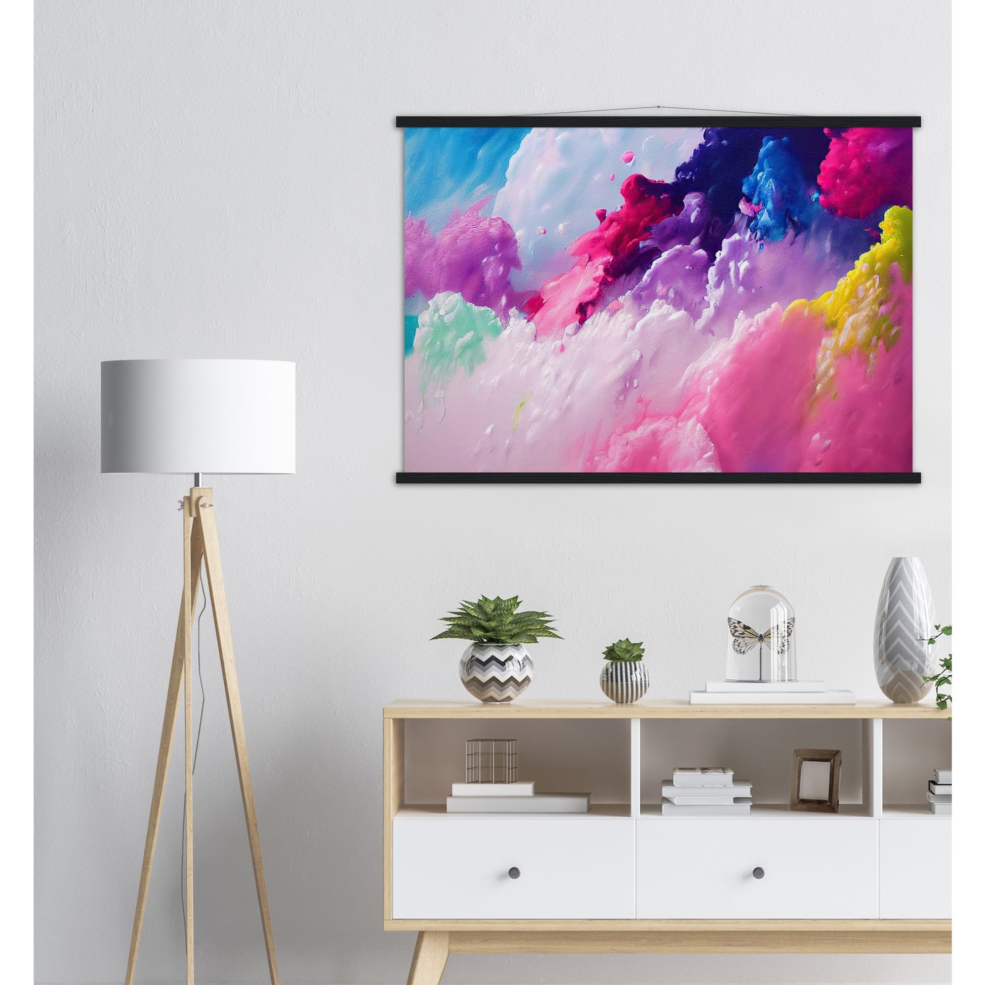 Poster mit Holzleisten - in Museumsqualität - Candy floss - Süßigkeiten - Kindheit - Cubism - Holzleisten - Fineart - Zuckerwatte - Wandkunst - Poster with frame - Abstract Kollektion - artwork - art brand - printed cup personalized - pixelboys - Kunstdrucke - wandbilder - wall art - Kunst auf Tassen - vintage art - Office Poster - Gastrotassen - Wanddekoration - Geschenkidee  - Cabdyland - Icecream - Geschenkidee - Acrylkunst - Geschenkidee - Office Poster - Acryldruck - Abstrakte Kunst