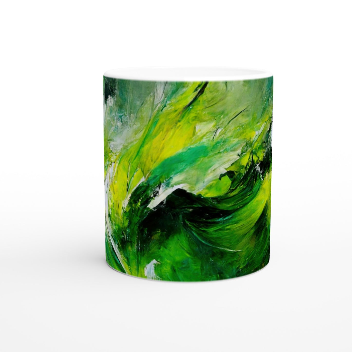 Sammeltasse - in Museumsqualität - Green Storm - Ölgemälde - Grüner Sturm - Abstract - Klima - Planet - Fineart - Green Sea - Wandkunst - Holzleisten - Poster with frame - Abstract Green Kollektion - artwork - art brand - printed cup personalized - Holzrahmen - pixelboys - Kunstdrucke - wandbilder - wall art - Kunst auf Tassen - vintage art - Office Poster - Gastrotassen - Wanddekoration - Fineart  - Colorfull - Dynamic  - Acrylkunst - Geschenkidee - Office Poster - Acryldruck - Abstrakte Kunst -