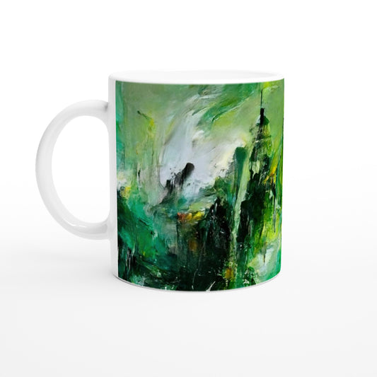 Sammeltasse bedruckt - „Revenge of Nature“ - The Capitol - Washington D.C. - Ölgemälde - Capitol - Abstract - USA - Planet - Fineart - Green Sea - Wandkunst - Holzrahmen - Poster with frame - Abstract Green - artwork - art brand - printed cup personalized - Holzleisten - pixelboys - Kunstdrucke - wandbilder - wall art - Kunst auf Tassen  - Office Poster - Gastrotassen - Wanddekoration - Fineart  - Colorfull - Dynamic - Acrylkunst - Geschenkidee - Office Poster - Acryldruck - Abstrakte Kunst -