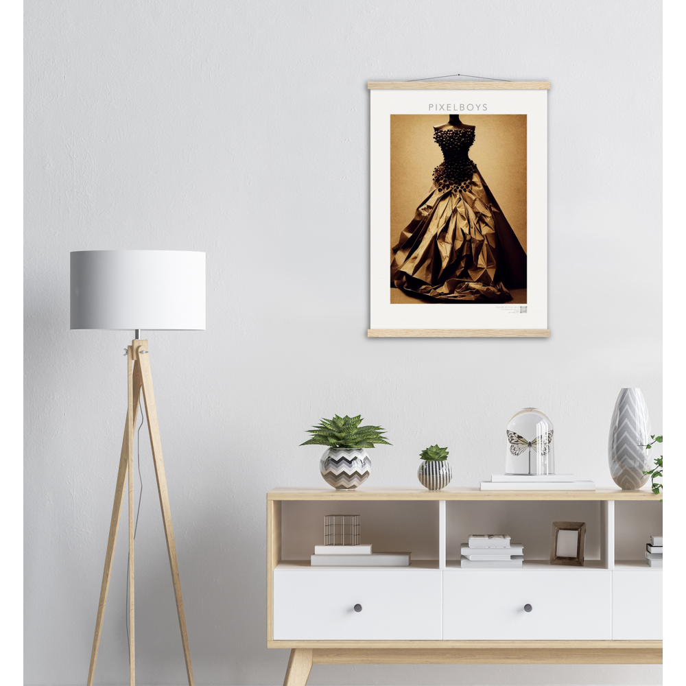 Poster mit Rahmen "Art Du Café" - Hot Fashion - No. 2 - "Isabella" - Kaffebohnen Liebe ♡ - Amore ♡ - Pizza Pasta Love - Kaffe Liebe ♡- Künstler: "The Unknown Artist Nb-517" - Kunstdruck - Wandbild - Poster - Pixelboys - Atelier - Mailand - Rom - Neapel - Turin - Palermo - Catania - Florenz - Genua - Bologna - Bari -