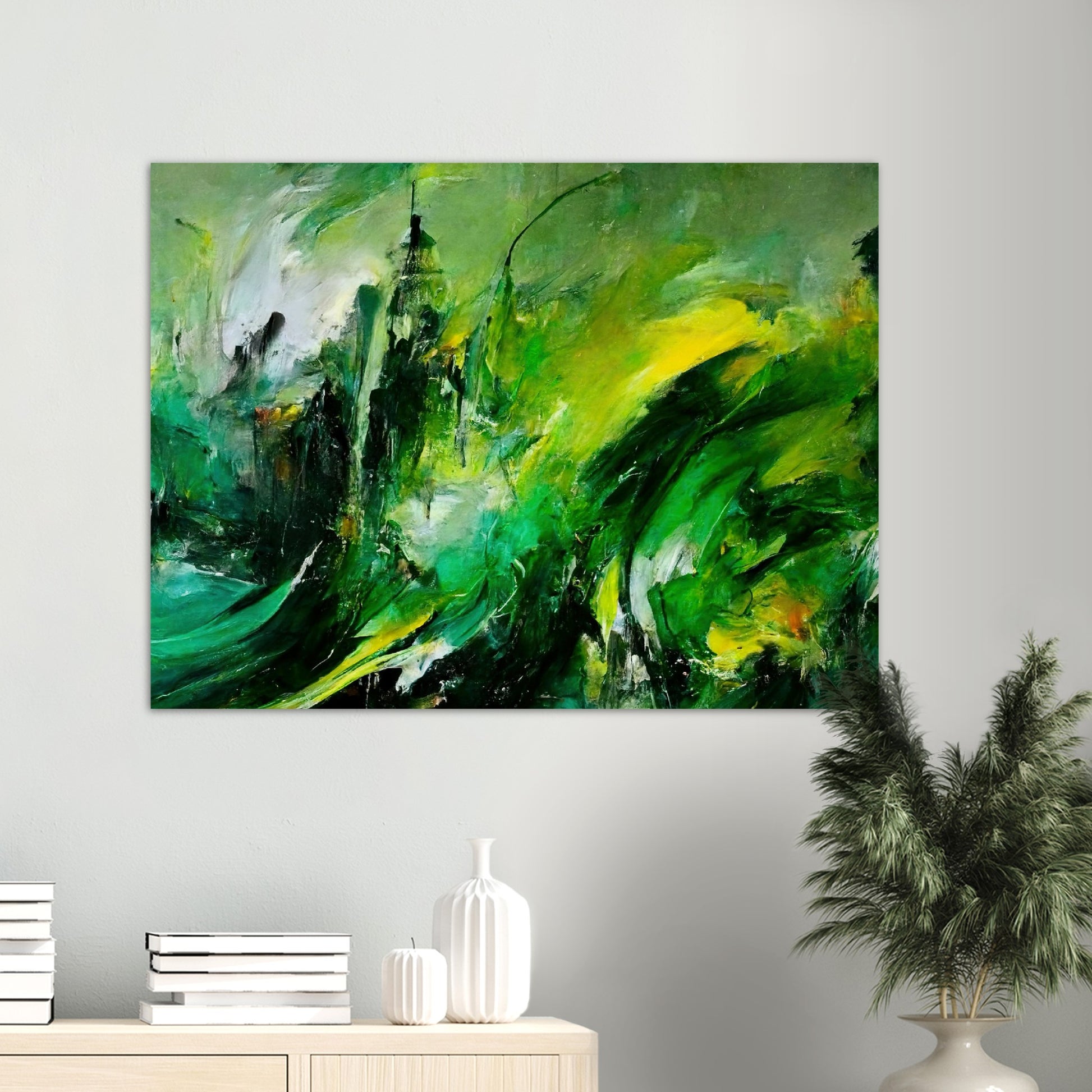 Poster in Museumsqualität - „Revenge of Nature“ - The Capitol - Washington D.C. - Ölgemälde - Capitol - Abstract - USA - Planet - Fineart - Green Sea - Wandkunst - Holzrahmen - Poster with frame - Abstract Green - artwork - art brand - printed cup personalized - Holzleisten - pixelboys - Kunstdrucke - wandbilder - wall art - Kunst auf Tassen  - Office Poster - Gastrotassen - Wanddekoration - Fineart  - Colorfull - Dynamic - Acrylkunst - Geschenkidee - Office Poster - Acryldruck - Abstrakte Kunst -