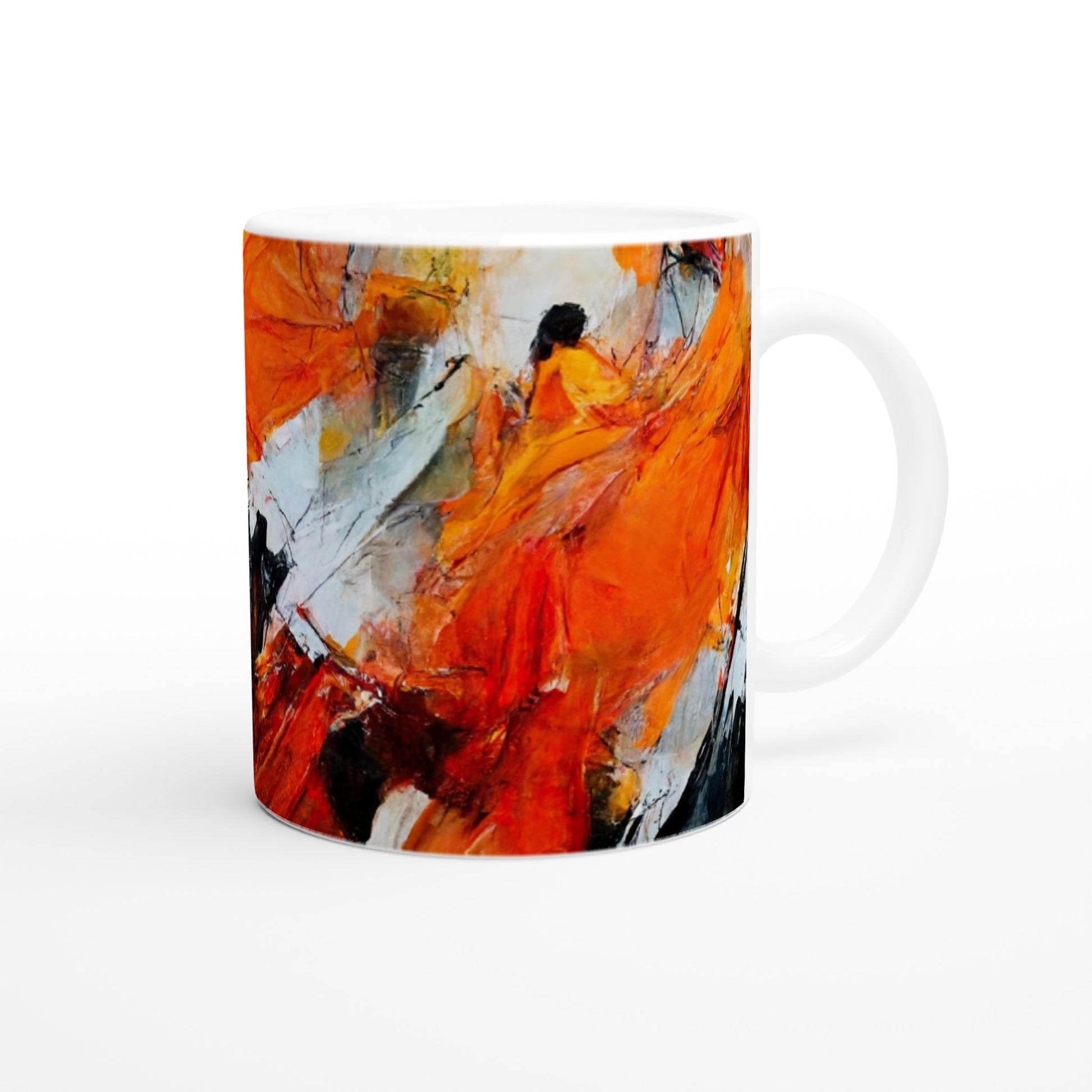 Sammeltasse (bedruckt) - „Strolling in Amsterdam“ - Orange Pain - autumn - Ölgemälde - Abstract - Dutch Art - Abstract - Fineart - Herbstsonne - Wandkunst - Holzrahmen - Poster with frame - Abstract Orange - artwork - art brand - printed cup personalized - Holzleisten - pixelboys - Kunstdrucke - wandbilder - wall art - Kunst auf Tassen  - Office Poster - Gastrotassen - Wanddekoration - Fineart  - Colorfull - Dynamic - Acrylkunst - Geschenkidee - Office Poster - Acryldruck - Abstrakte Kunst -