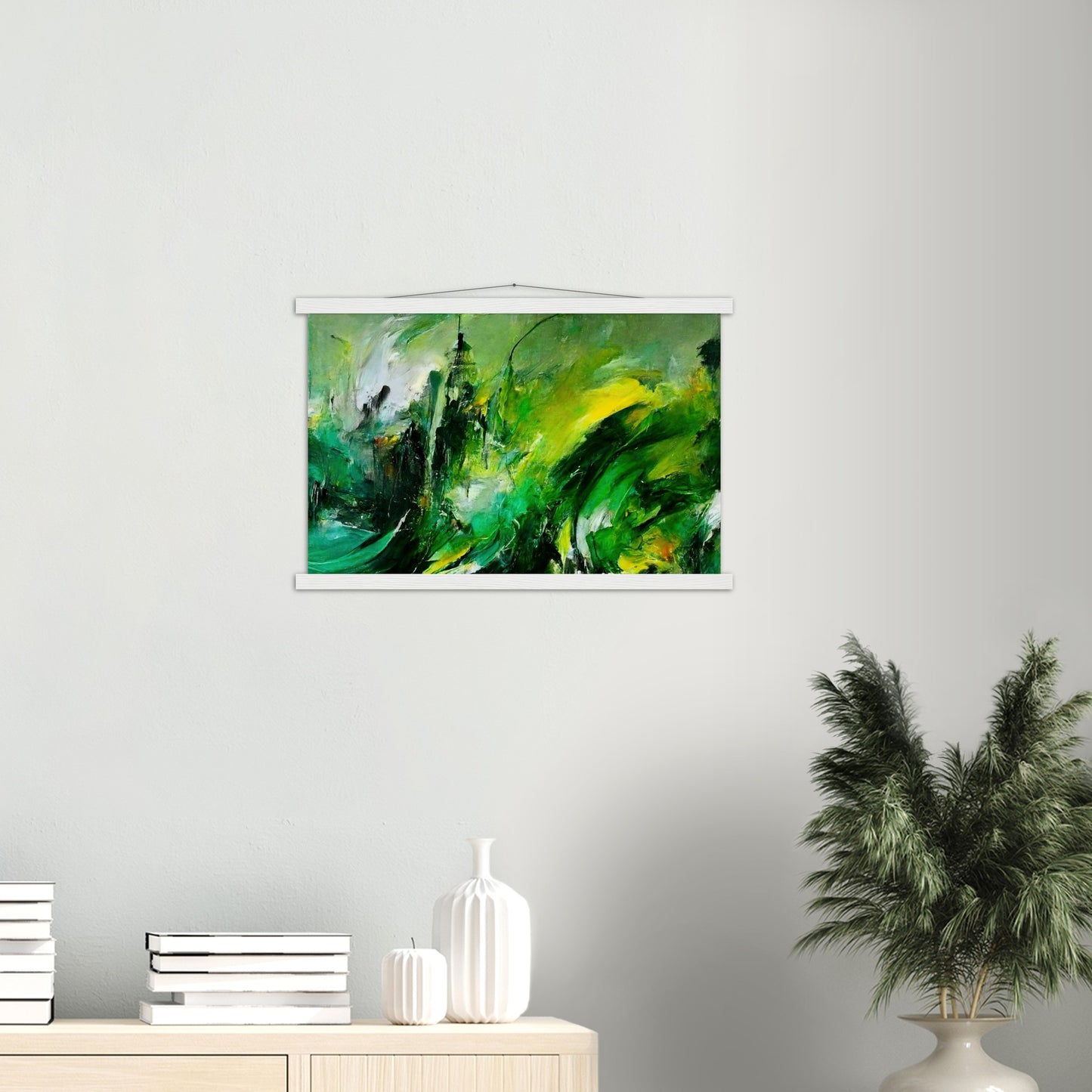 Poster mit Leisten (Holz) - „Revenge of Nature“ - The Capitol - Washington D.C. - Ölgemälde - Capitol - Abstract - USA - Planet - Fineart - Green Sea - Wandkunst - Holzrahmen - Poster with frame - Abstract Green - artwork - art brand - printed cup personalized - Holzleisten - pixelboys - Kunstdrucke - wandbilder - wall art - Kunst auf Tassen  - Office Poster - Gastrotassen - Wanddekoration - Fineart  - Colorfull - Dynamic - Acrylkunst - Geschenkidee - Office Poster - Acryldruck - Abstrakte Kunst -