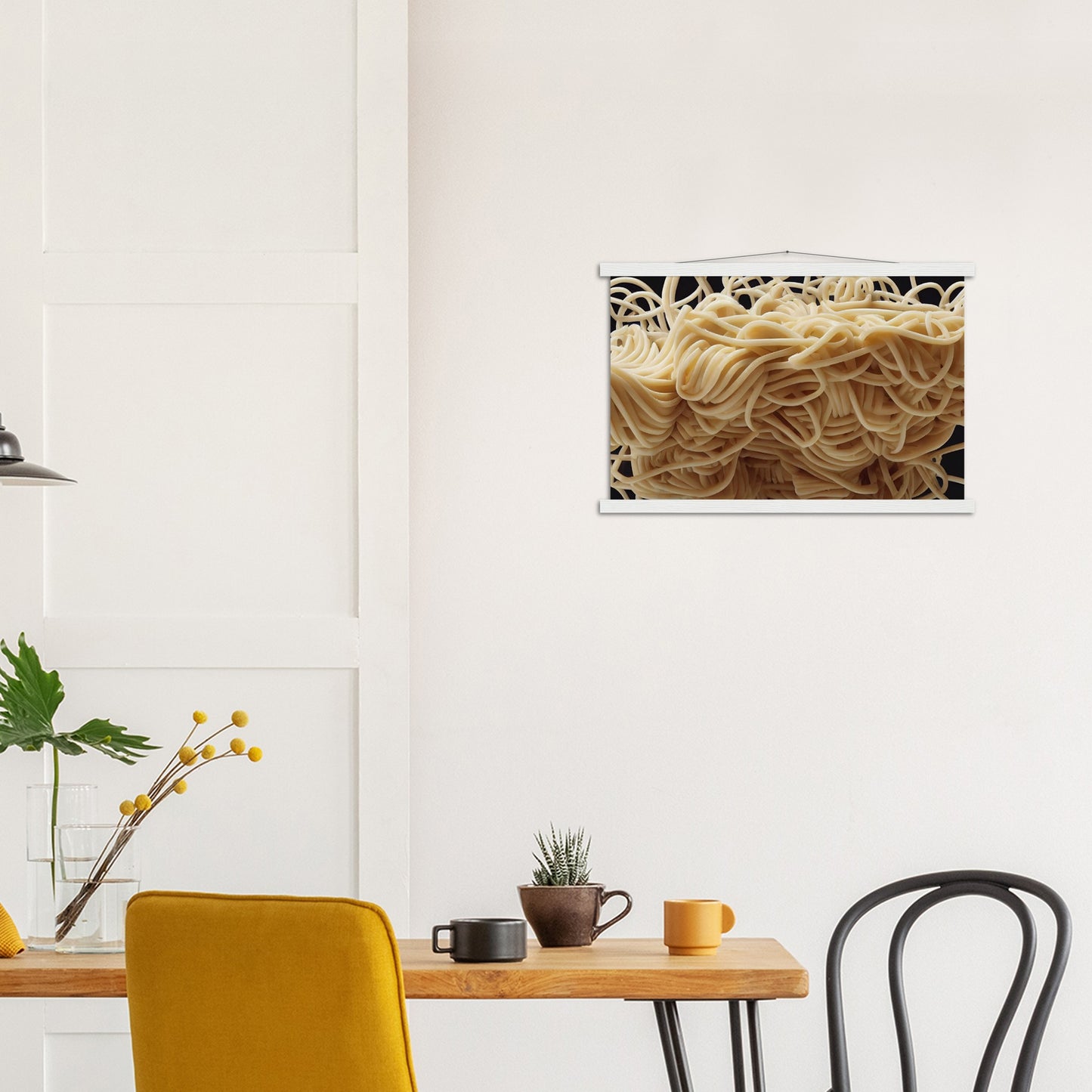 Poster mit Leisten (Holz) in Museumsqualität - Noodle Knot - Pasta Love - Italien - China - Restaurant - Nudeln - Nudelknoten - Pasta - Teigwaren  - Wandkunst - Kunstdruck - Acryldruck - Kunstwerk - Office Poster - Poster mit Rahmen - Kaffee Tasse - Poster mit Leisten - Bedruckte Tassen - Kunst Marke - Art Brand - Kunstdrucke - Papier: 250g/qm - Künstler: Pixelboys - Office Poster - Poster with frame - Geschenkidee - Atelier Rome - Atelier Bologna - Atelier Milano -