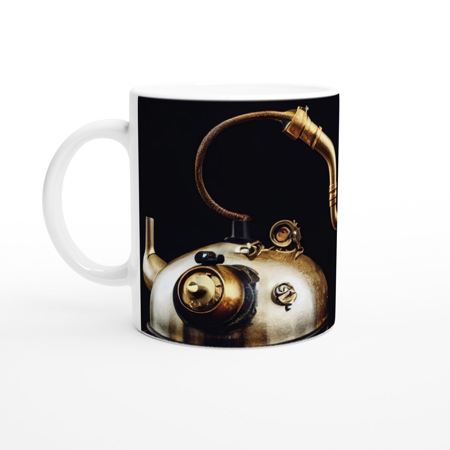 Sammeltasse in Museumsqualität - Steampunk - Coffee Maker - No.3 - Collection Cup - Pixelboys - Wandbild - Kunstwerk - Hotelkunst - Kunst auf Postern - Fine Art - Steampunk - Future - Maschine - Poster with frame - Office Poster - Art Brand - Pixelboys - Coffee House - Restaurant Poster - Wall Art - Kunstdruck - Geschenkidee - Kunst auf Acrylglas - Future Coffee Cup - Personalisierbare Tasse - Gastro Tasse - exklusiv - Gastronomie Poster - Hotelposter - Steam Punk Kitchen - Acryldruck