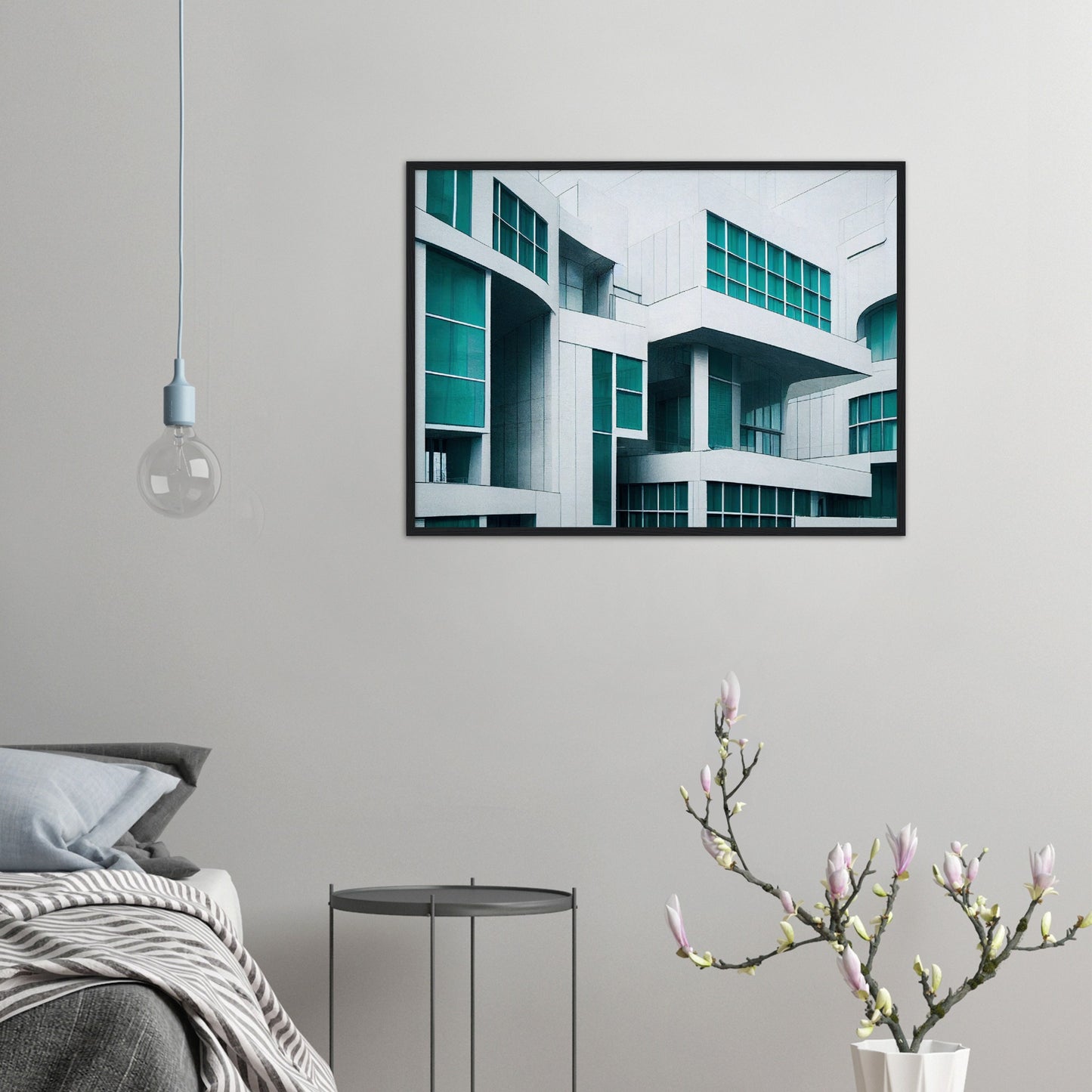 Poster mit Rahmen (Holz) - in Museumsqualität - Modern Architecture - Rotterdam  - Dutch Art - Design of Art - Fineart - Wandkunst - Poster with frame - vintage architecture - dutch future architecture  - home castle - artwork - art brand - printed cup personalized - pixelboys - Holland - Kunstdrucke - wandbilder - wall art - Kunst auf Tassen - Office Poster - Gastrotassen - Wanddekoration - Geschenkidee - Skyline - Rotterdam - city Architecture - urbanism - Geschenkidee - Acryldruck -