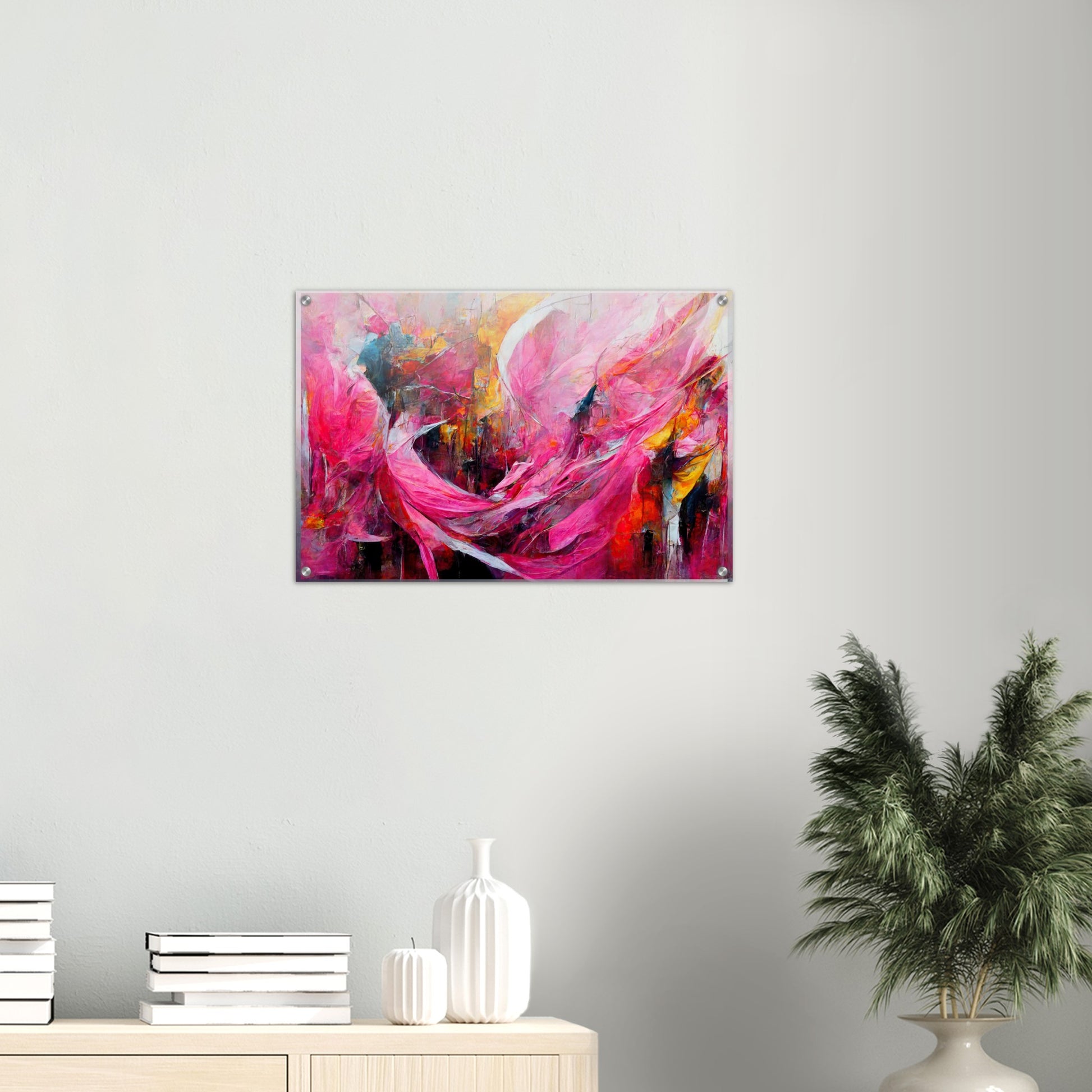 Acrylbild auf Glas - Carnival in Venice - Italy - ölgemälde - Italy Abstract Art - Posterleisten - Fineart - Posterrahmen  - Wandkunst - Holzrahmen - Poster with frame - Abstract Pink - artwork - art brand - printed cup personalized - Holzleisten - pixelboys - Kunstdrucke - wandbilder - wall art - Kunst auf Tassen  - Office Poster - Gastrotassen - Wanddekoration - Acrylkunst - Geschenkidee - Office Poster - Acryldruck - Abstrakte Kunst - Pink Art -