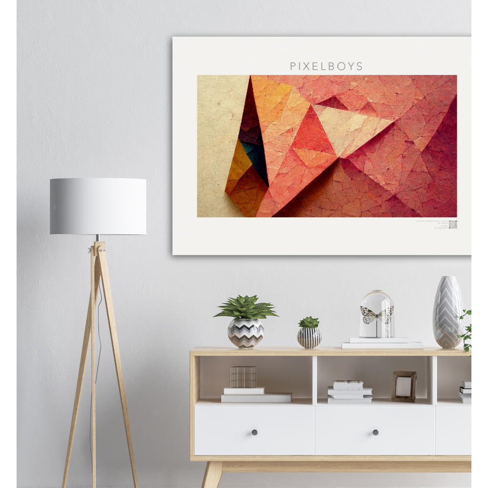 Poster - Paper Fall-No. 2: "Autumn Corner" - "Herbst Ecke"