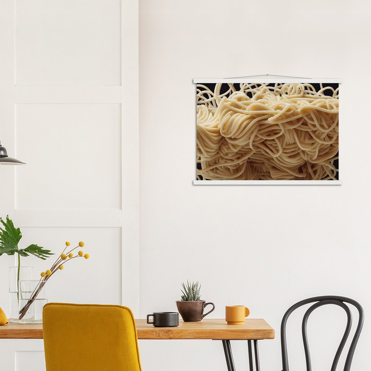 Poster mit Leisten (Holz) in Museumsqualität - Noodle Knot - Pasta Love - Italien - China - Restaurant - Nudeln - Nudelknoten - Pasta - Teigwaren  - Wandkunst - Kunstdruck - Acryldruck - Kunstwerk - Office Poster - Poster mit Rahmen - Kaffee Tasse - Poster mit Leisten - Bedruckte Tassen - Kunst Marke - Art Brand - Kunstdrucke - Papier: 250g/qm - Künstler: Pixelboys - Office Poster - Poster with frame - Geschenkidee - Atelier Rome - Atelier Bologna - Atelier Milano -