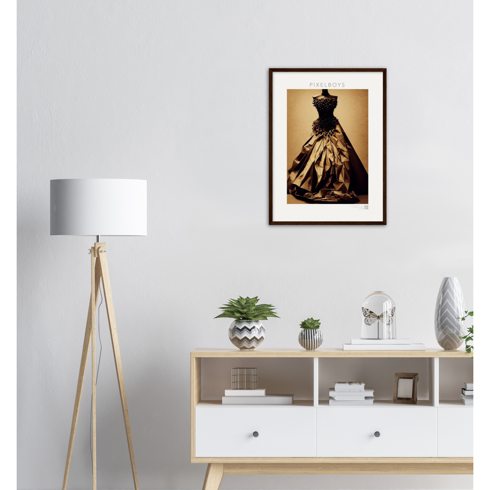 Poster mit Rahmen - Art Du Café - Hot Fashion - No. 2 - "Isabella" - Kaffebohnen Liebe ♡ - Amore ♡ - Pizza Pasta Love - Kaffe Liebe ♡- Künstler: "The Unknown Artist Nb-517" - Kunstdruck - Wandbild - Poster - Pixelboys - Atelier - Mailand - Rom - Neapel - Turin - Palermo - Catania - Florenz - Genua - Bologna - Bari -