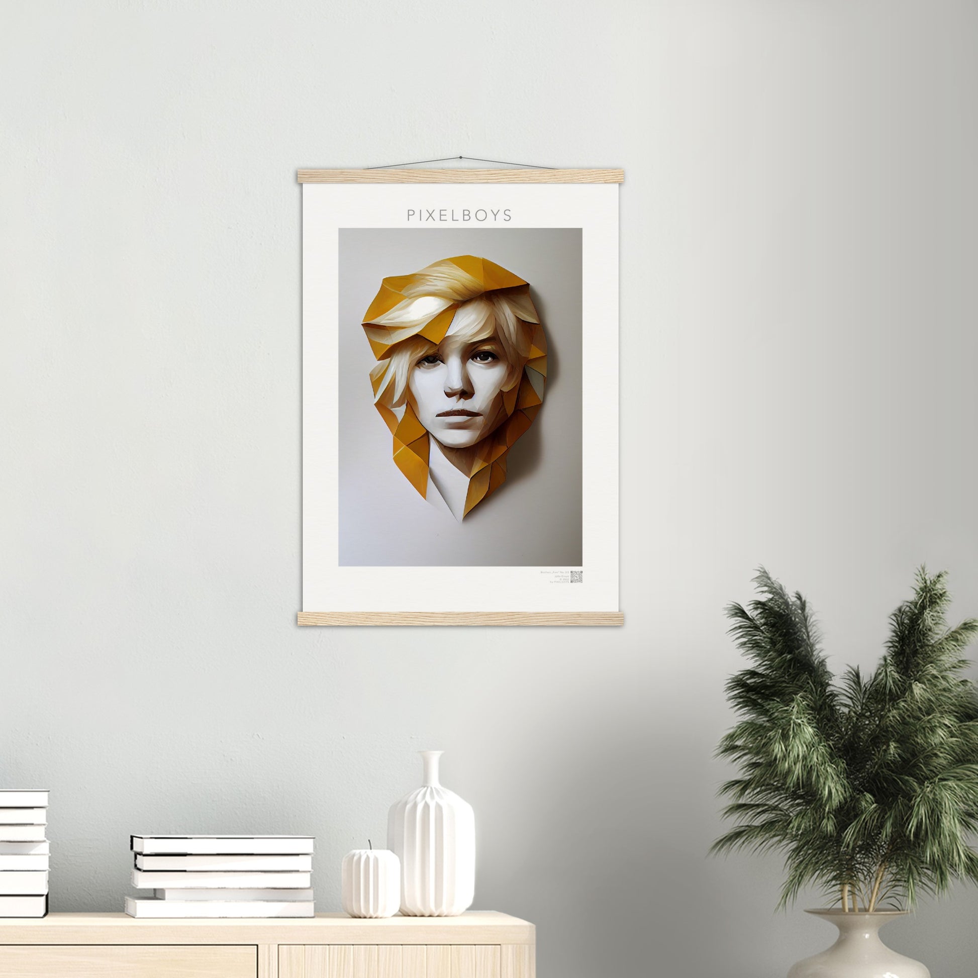 Poster mit Leistem (Holz) - in Museumsqualität - Brothers "Finn" - No.2  - vintage art - Art of Brother - Fineart - Drillinge - Wandkunst - Poster with frame - Bruder Kollektion - artwork - art brand - printed cup personalized - pixelboys - Kunstdrucke - wandbilder - wall art - Kunst auf Tassen - Office Poster - Gastrotassen - Wanddekoration - Geschenkidee  - blonde brüder - big - brother - family - Geschenkidee - Acryldruck - triplets - Geschenkidee - Office Poster - Acryldruck -