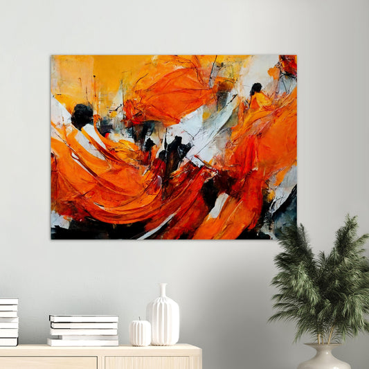 Poster in Museumsqualität - „Strolling in Amsterdam“ - Orange Pain - autumn - Ölgemälde - Abstract - Dutch Art - Abstract - Fineart - Herbstsonne - Wandkunst - Holzrahmen - Poster with frame - Abstract Orange - artwork - art brand - printed cup personalized - Holzleisten - pixelboys - Kunstdrucke - wandbilder - wall art - Kunst auf Tassen  - Office Poster - Gastrotassen - Wanddekoration - Fineart  - Colorfull - Dynamic - Acrylkunst - Geschenkidee - Office Poster - Acryldruck - Abstrakte Kunst -