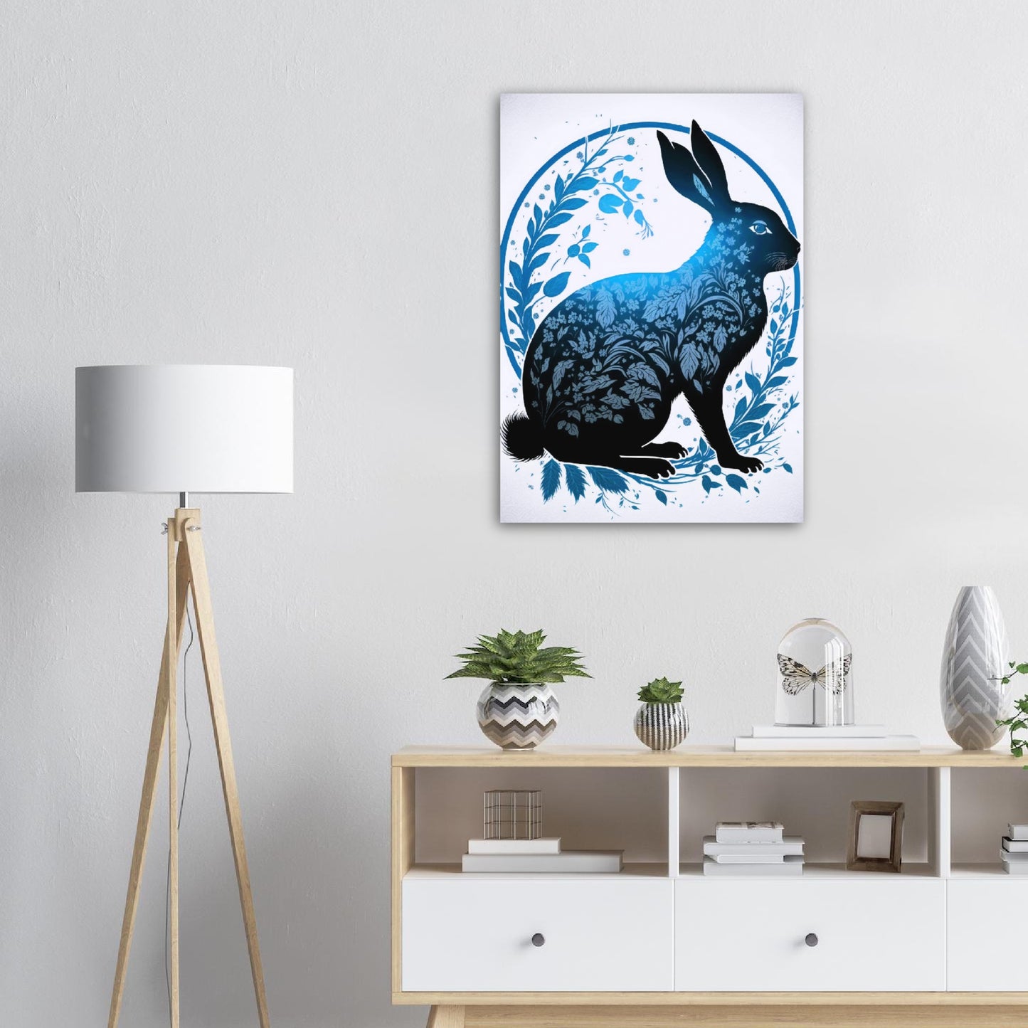 Poster - 癸卯 - Water Rabbit - Jahr des Hasen - Premium Poster -